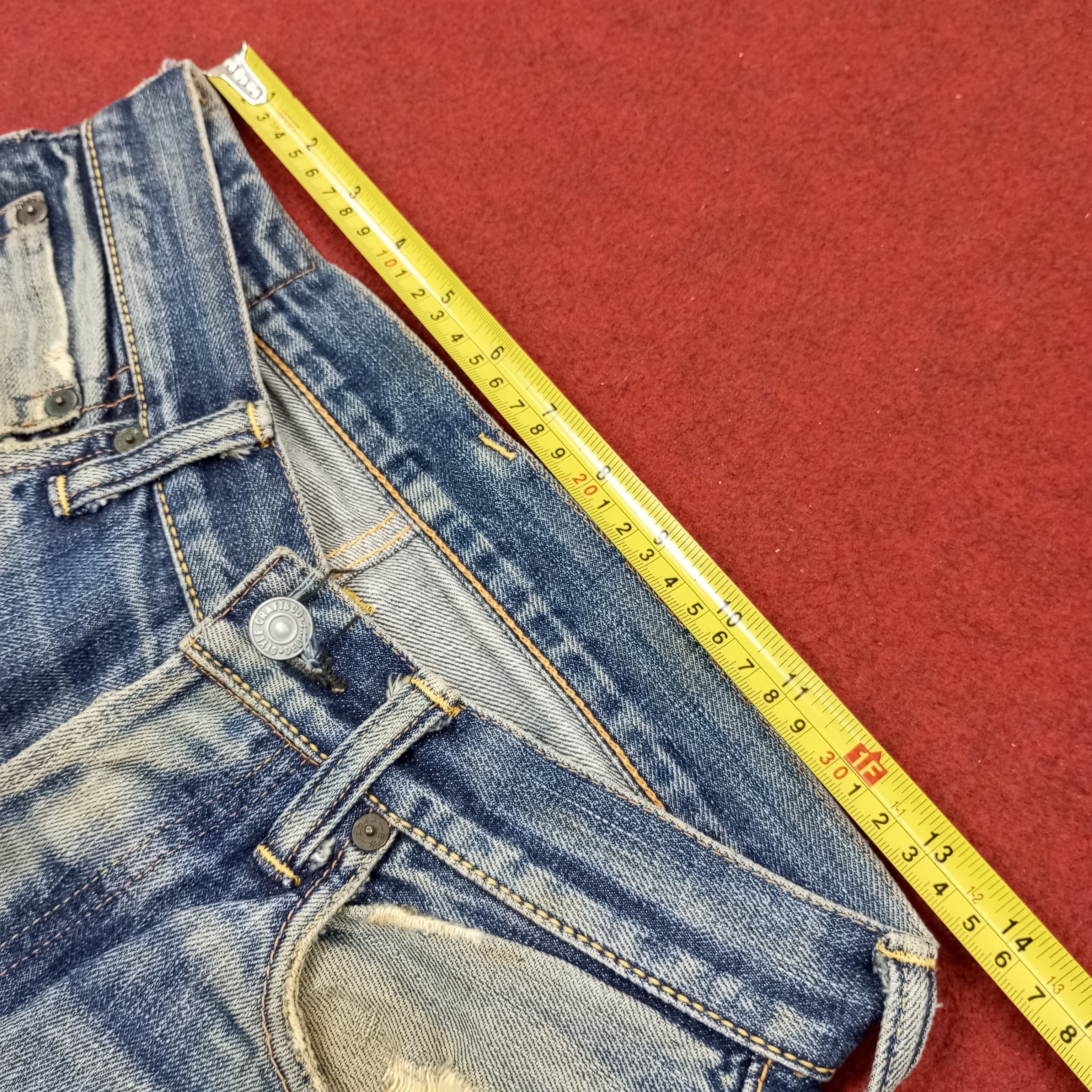 Evisu Vintage Evisu Japanese Brand Custom Daicock Jeans c235n5 Size US 27 - 6 Thumbnail