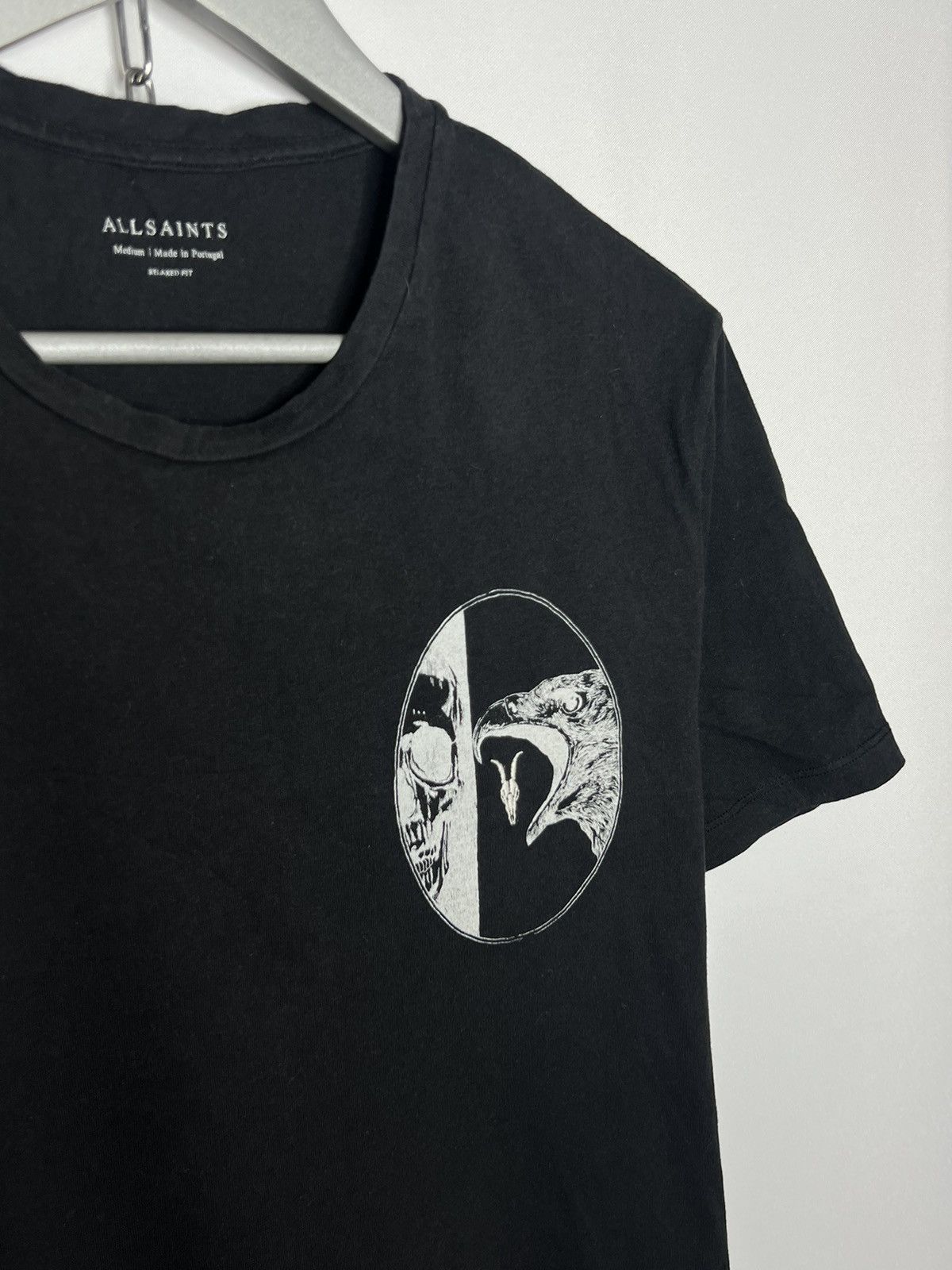 Allsaints Vintage AllSaints Luxury Tee T-Shirt Tee Scull Animal Y2K Size US M / EU 48-50 / 2 - 4 Thumbnail