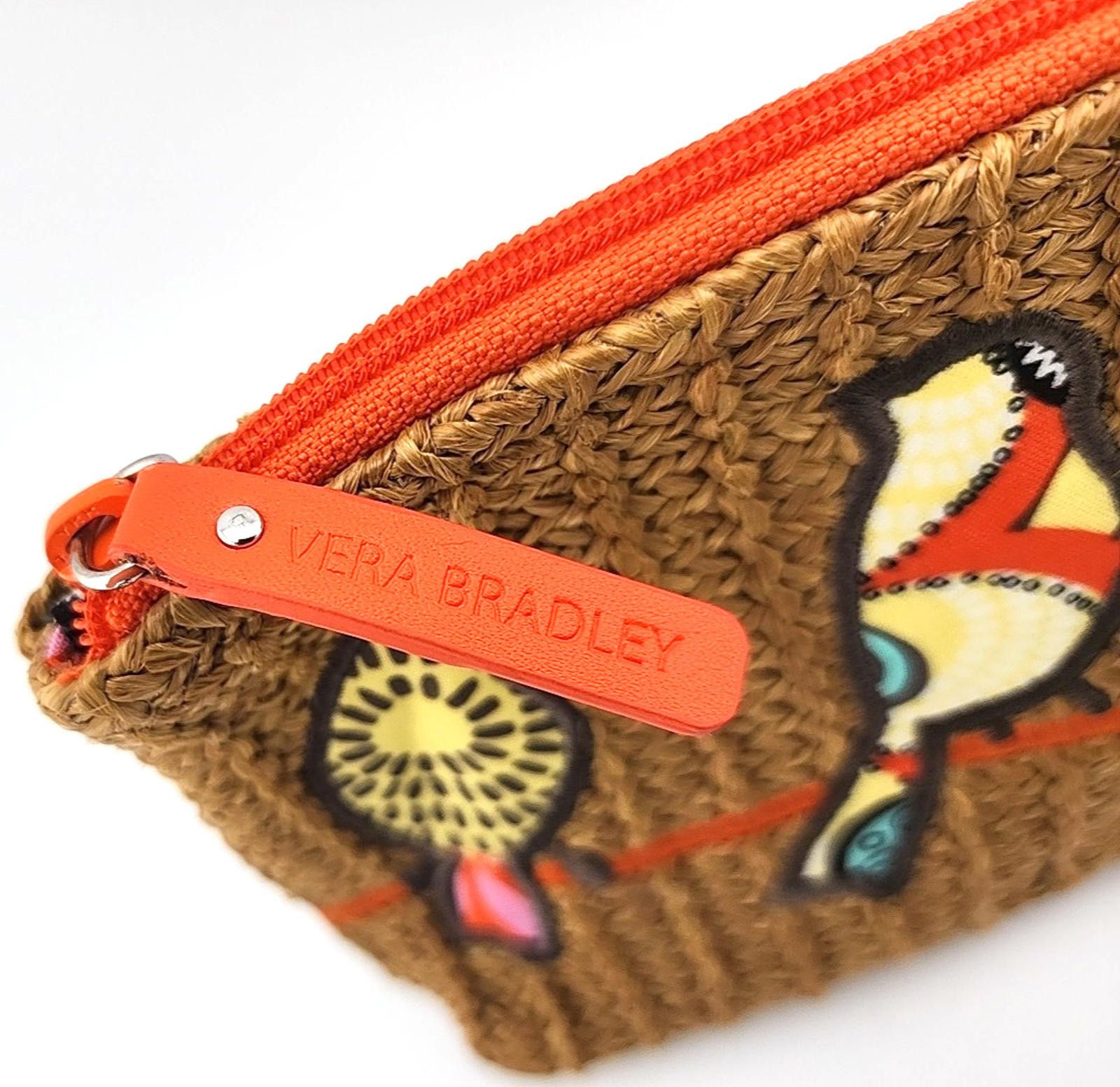 Other Vera Bradley Birds On A Wire Straw Cosmetic Bag Size ONE SIZE - 2 Thumbnail