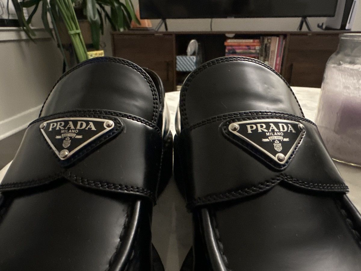 Prada Prada brushed leather loafers Size US 9.5 / IT 39.5 - 14 Thumbnail
