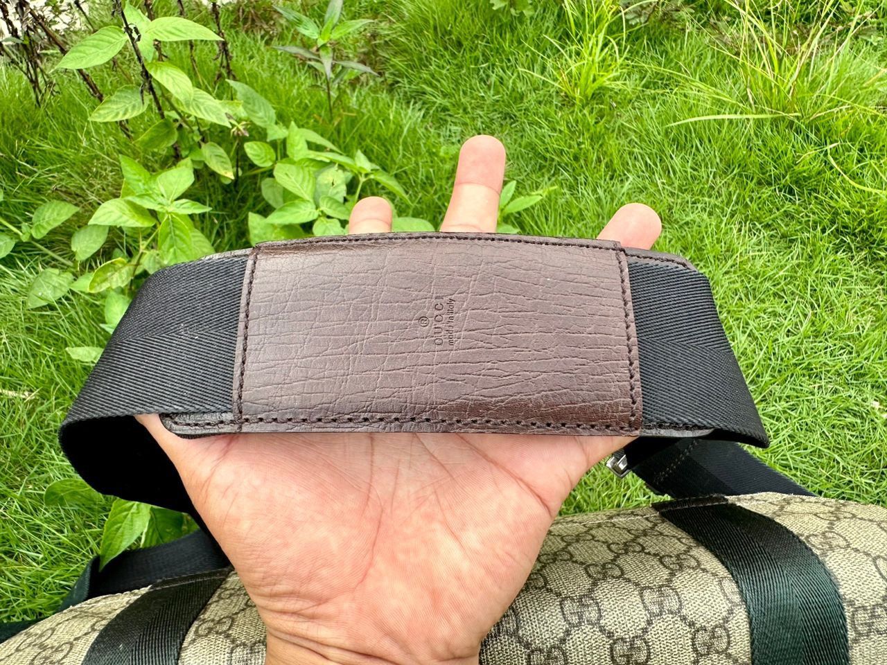 Gucci Authentic Gucci GG Supreme Double Buckle Messenger Bag Size ONE SIZE - 6 Thumbnail