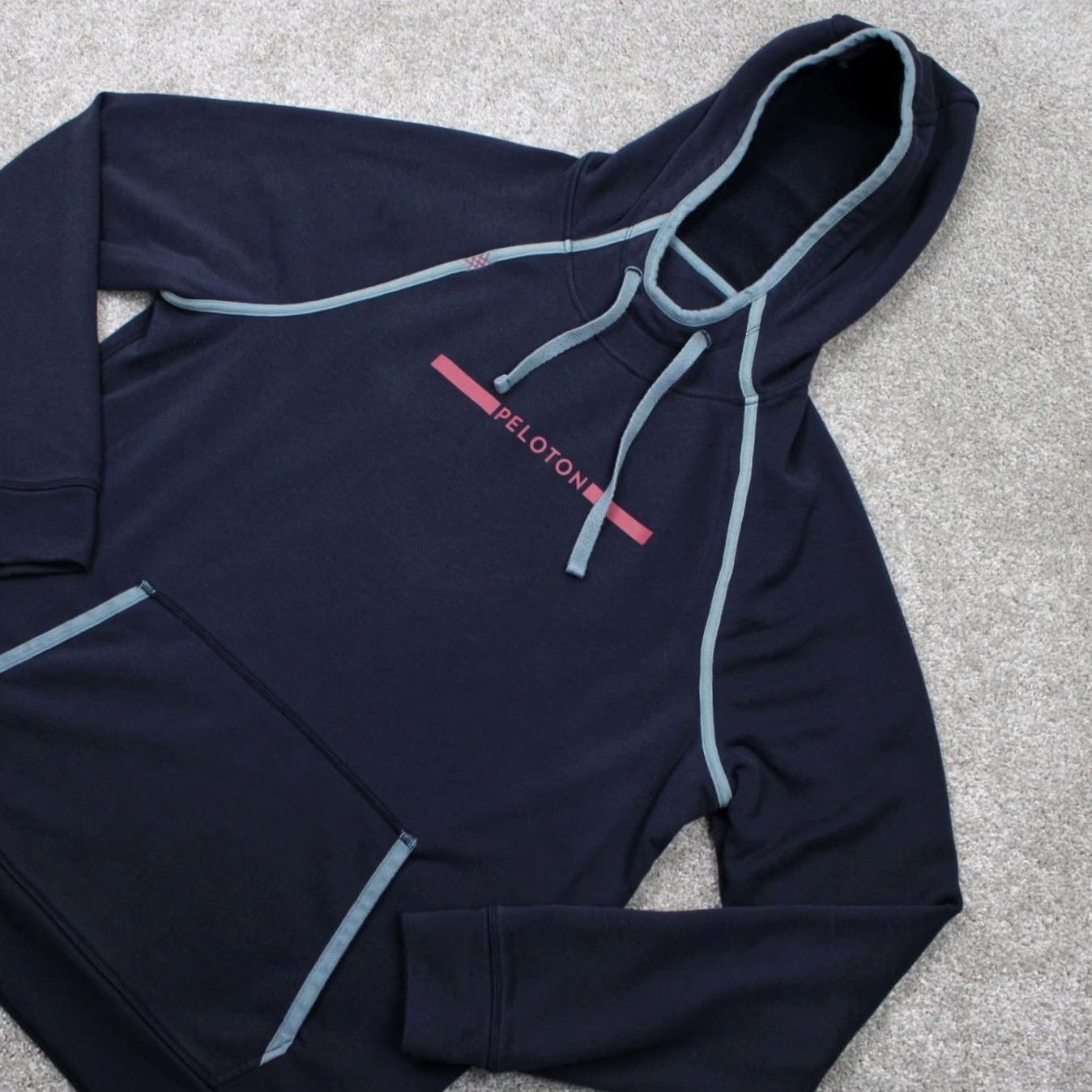 Rhone Rhone x Peloton Hoodie Men XL Blue Athleisure Biking Cycling Spin L/S Sweatshirt Size US XL / EU 56 / 4 - 3 Thumbnail