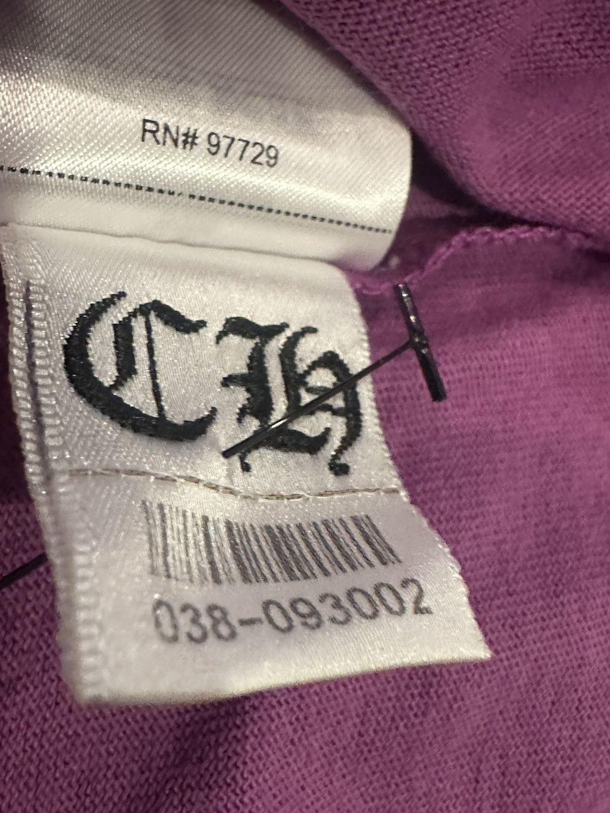 Chrome Hearts Chrome Hearts X Matty Boy Purple Tee XL Size US XL / EU 56 / 4 - 14 Thumbnail