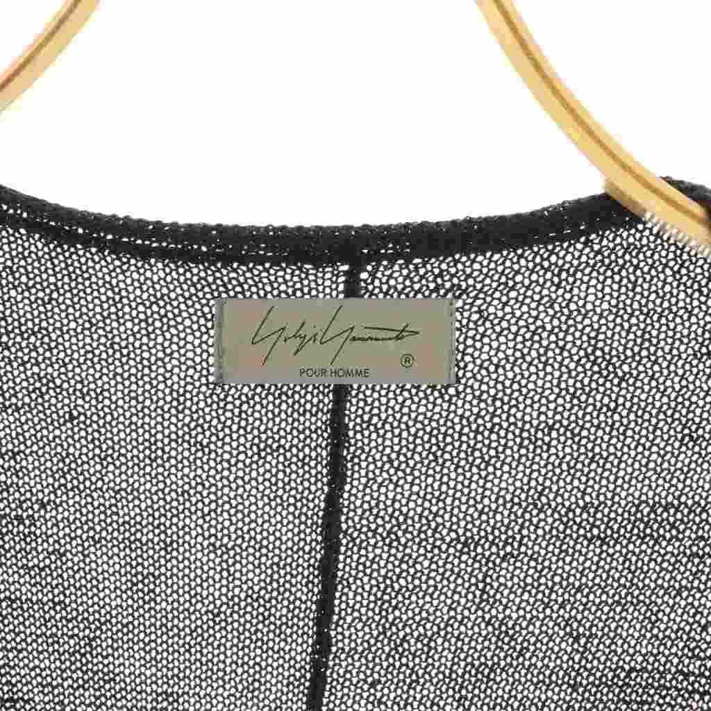 Yohji Yamamoto YOHJI YAMAMOTO POUR HOMME 23SS long knit cardigan HZ-K78-984 Size US L / EU 52-54 / 3 - 2 Thumbnail