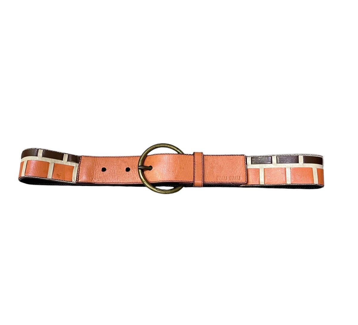 Miu Miu Vintage MIU MIU Leather Belt Made In Italy Size ONE SIZE - 2 Thumbnail