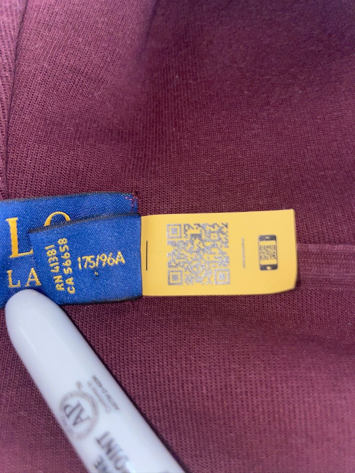 Polo Ralph Lauren Burgundy polo hoodie Size US M / EU 48-50 / 2 - 2 Thumbnail