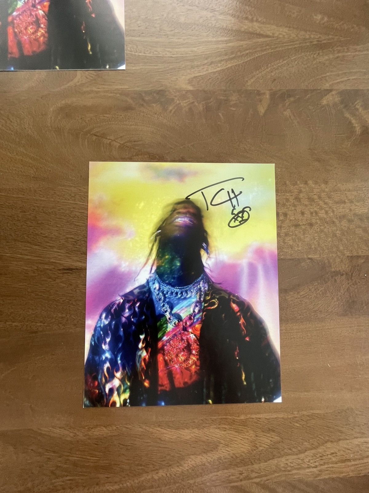 Travis Scott Travis Scott Signed lithograph | Grailed