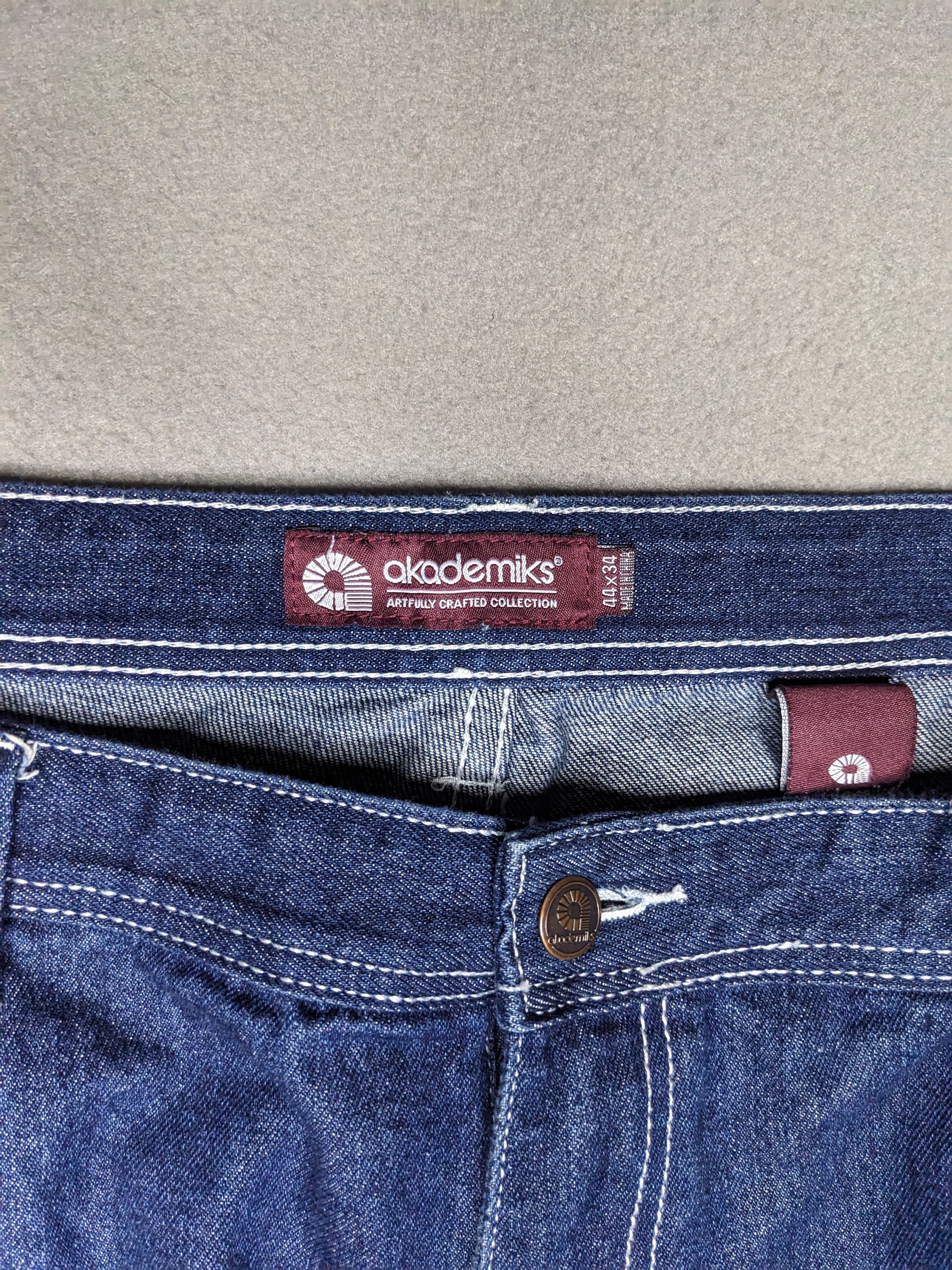 Akademiks VTG Akademiks Jeans Y2K Baggy Denim 44x34 Wide Leg Straight Size US 44 / EU 60 - 8 Thumbnail