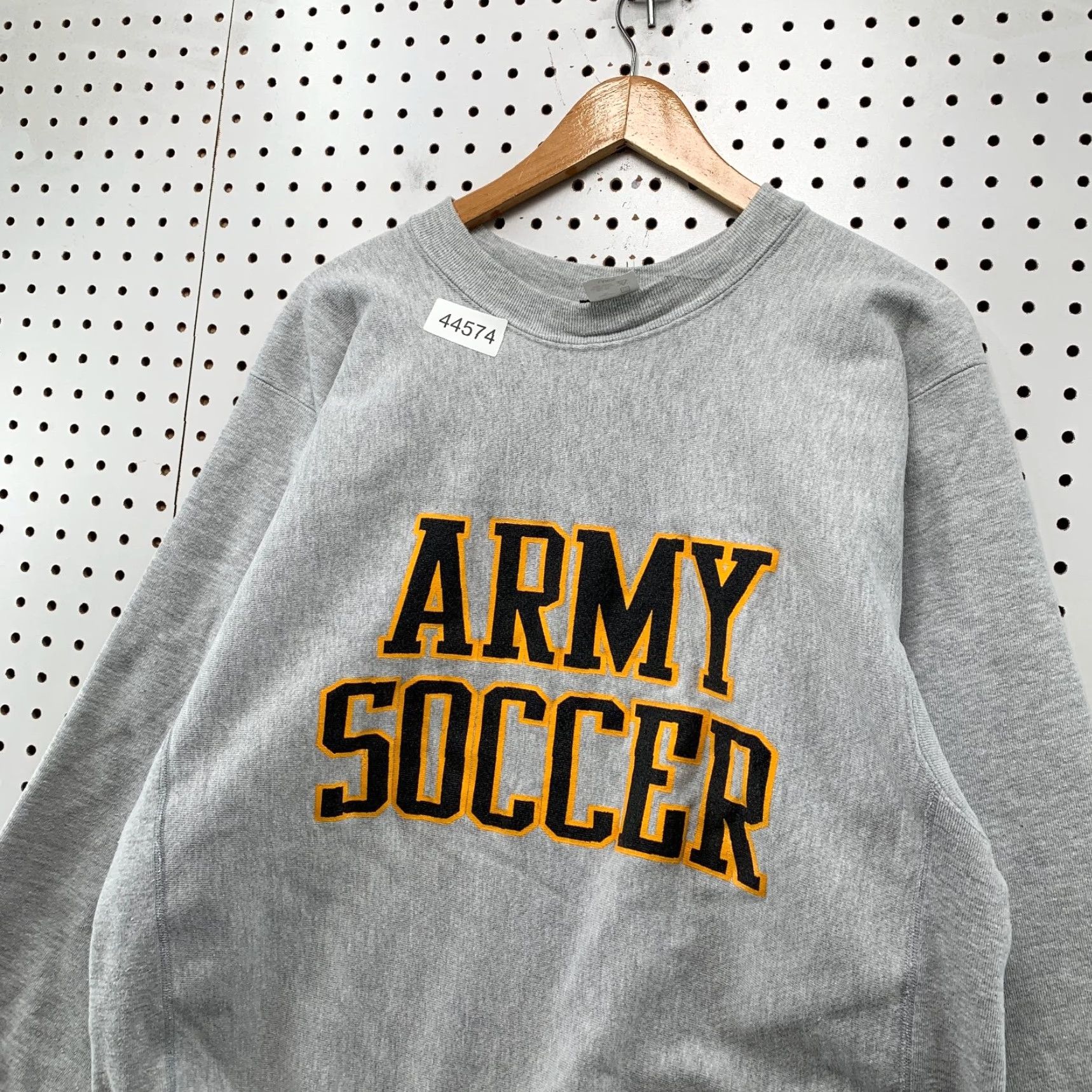 Vintage Vintage 90s Army Soccer Sweatshirt Mens Large Camber Reverse Weave USA Gray Cricket? Size US L / EU 52-54 / 3 - 5 Thumbnail
