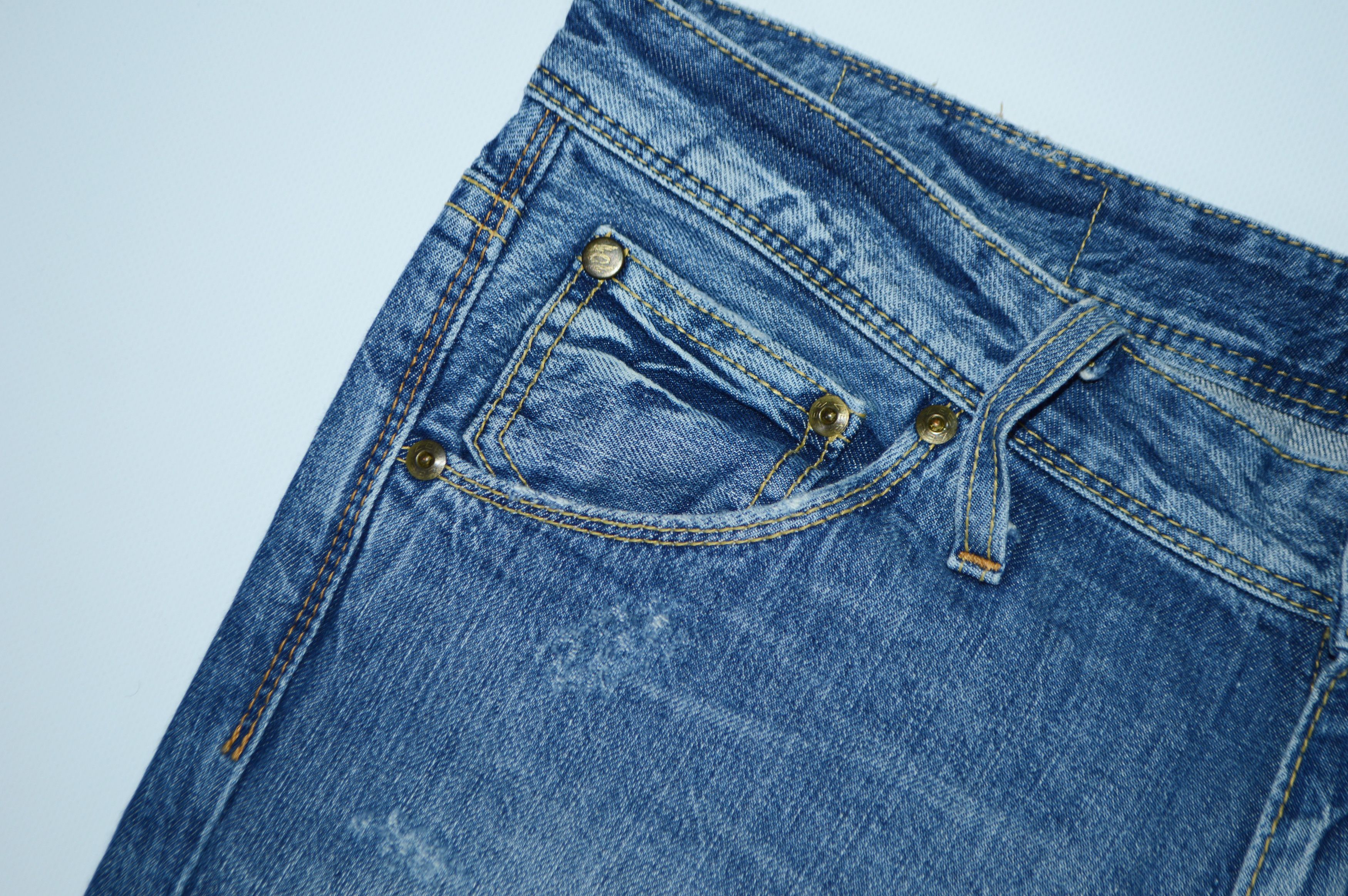 Lee Vintage Lee 101Z Regular Fit Blue Denim Jeans Size W32 L31 Size 32" / US 10 / IT 46 - 3 Thumbnail