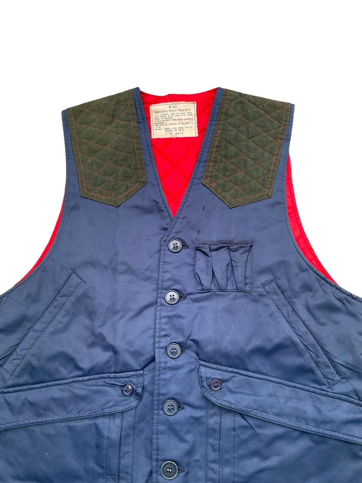 Japanese Brand Vintage W40 Hunting Vest Size US M / EU 48-50 / 2 - 3 Thumbnail