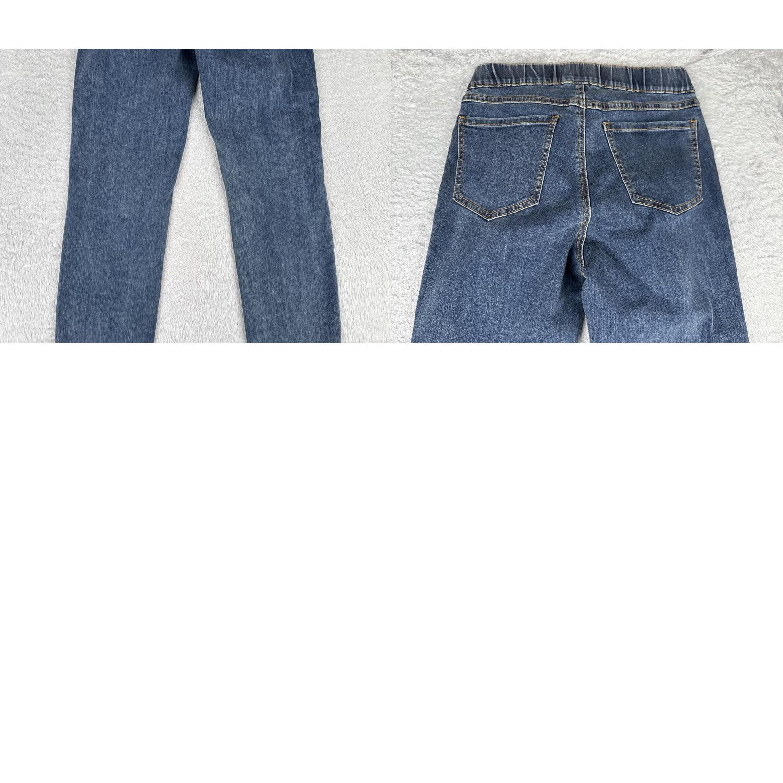 Denime FDJ French Dressing Jeans Womens 2 Blue Elastic Waist Slim Stretch Denim Pull On Size 26" / US 2 / IT 38 - 10 Thumbnail