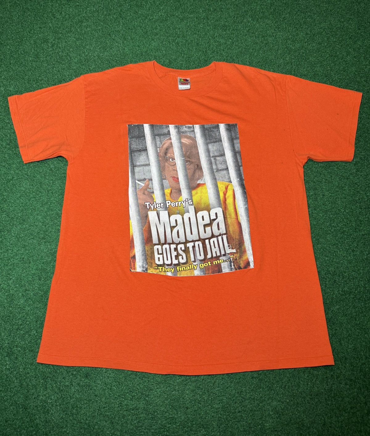 Fruit Of The Loom Madea Goes To Jail Tyler Perry Movie Promo XL Comedy T Shirt Size US XL / EU 56 / 4 - 1 Thumbnail