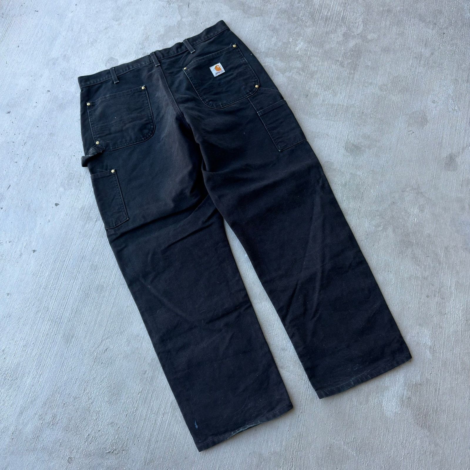 Carhartt × Vintage Carhartt black double knee work wear carpenter pants Size US 34 / EU 50 - 4 Thumbnail