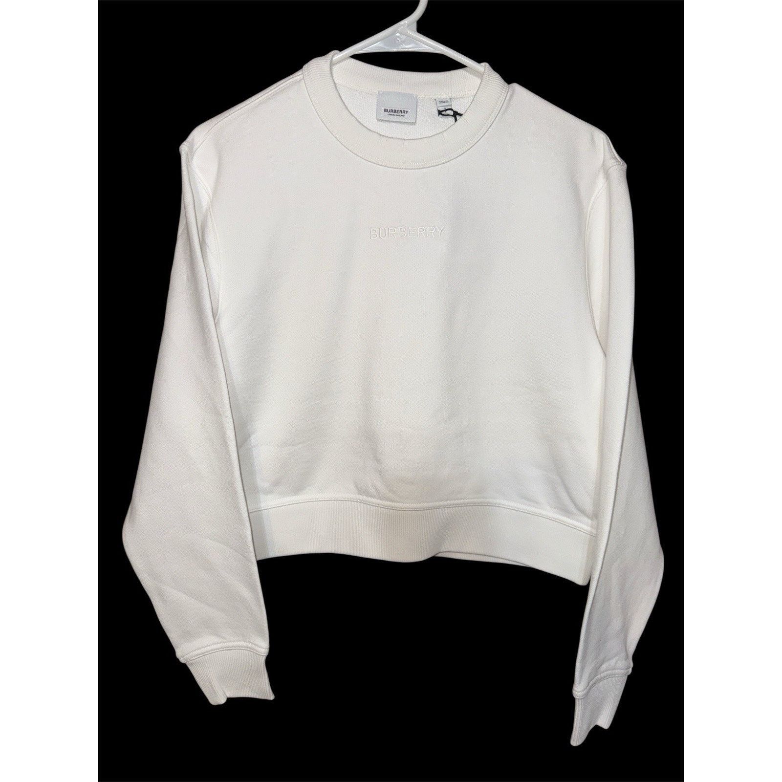 Burberry Woman’s Beige Burberry Crew Neck Size S NWT Size S / US 4 / IT 40 - 1 Thumbnail