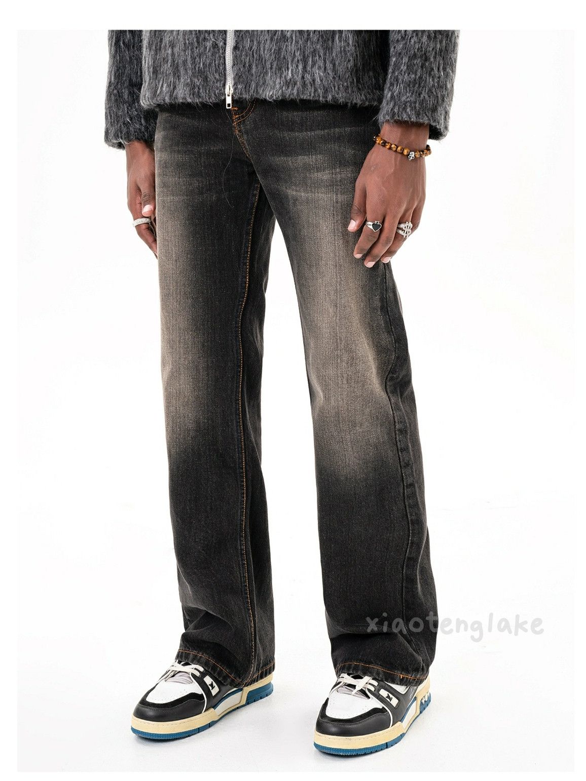 Jean × Vintage washed faded cleanfit yuppie bootcut grunge rusty jeans Size US 30 / EU 46 - 2 Thumbnail