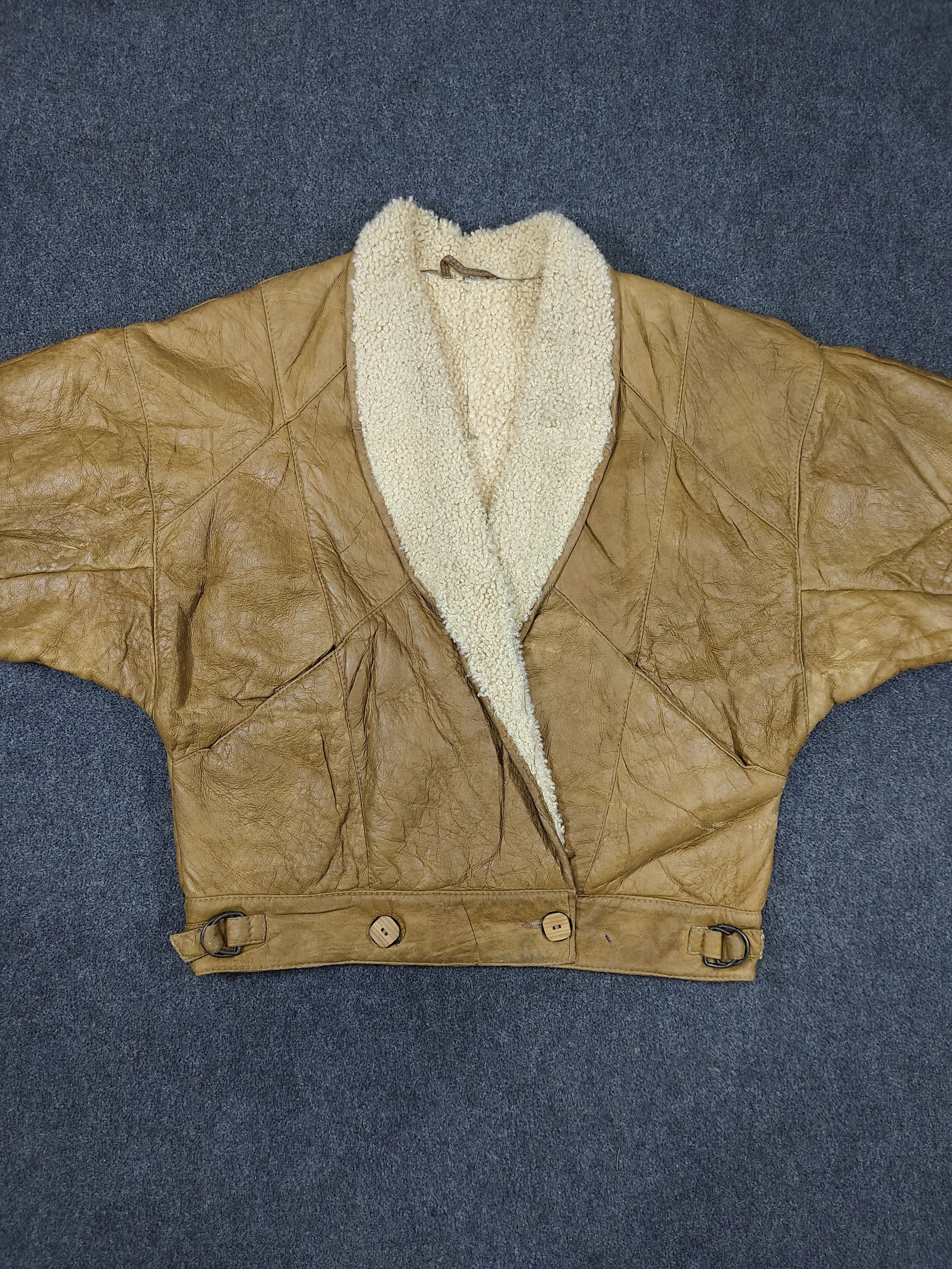 Vintage 80s Knight- Archived Artisan Crafted Panel Wool Shearling Size US M / EU 48-50 / 2 - 5 Thumbnail