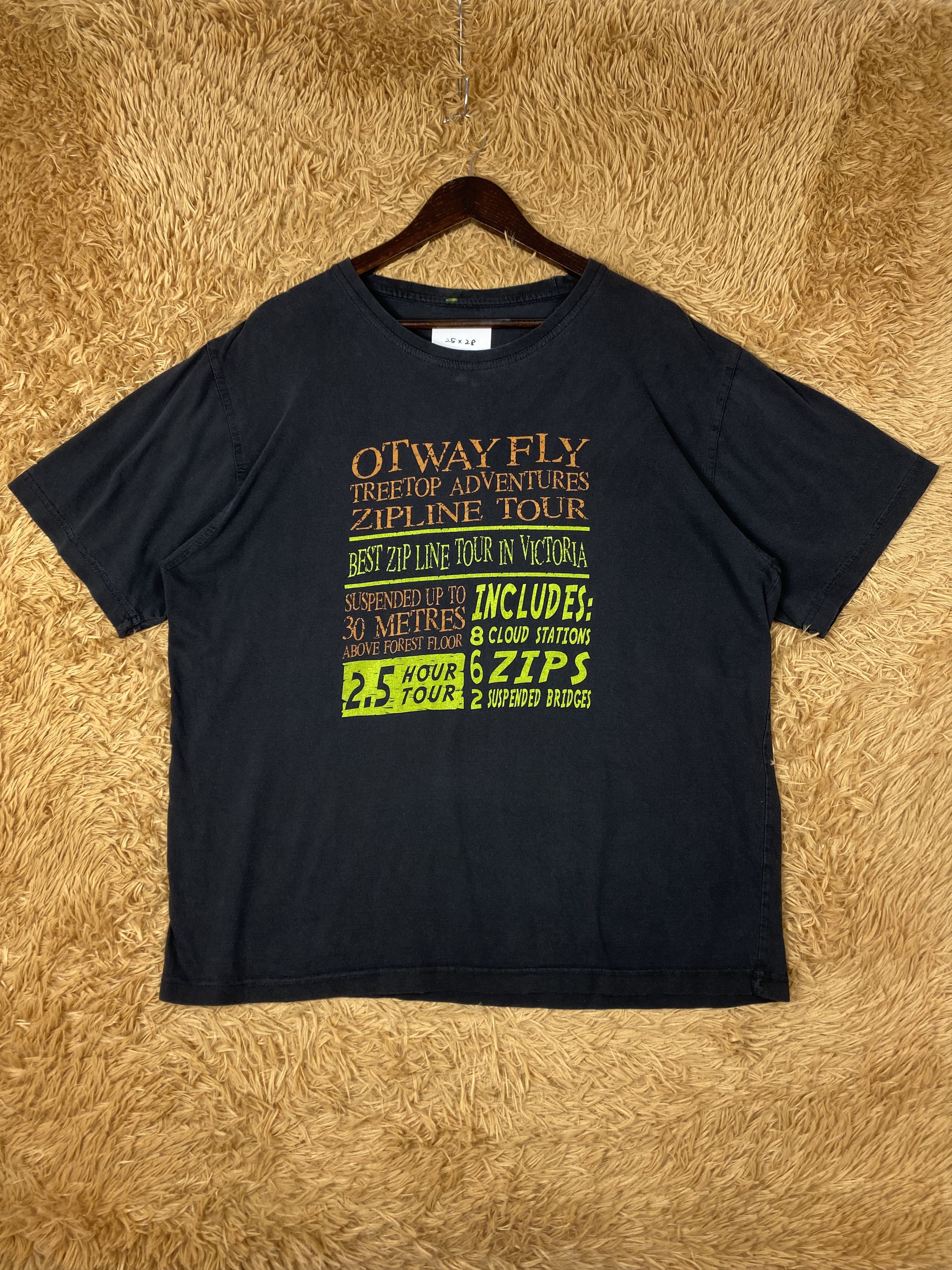 Vintage Vintage Zip Line Tour T-Shirts PY0054 Size US M / EU 48-50 / 2 - 1 Thumbnail