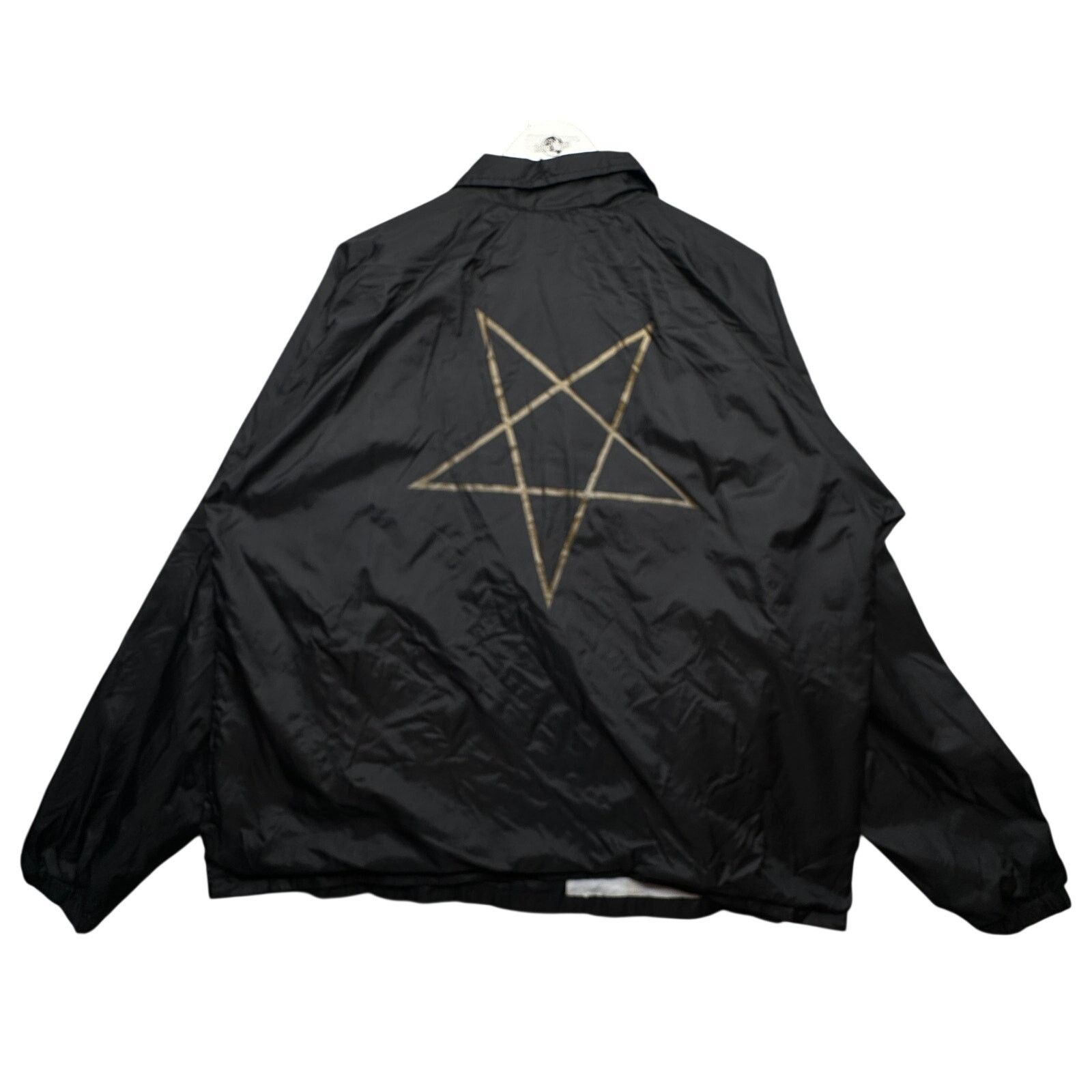 Thrasher Thrasher Pentagram Coach Jacket XL Black Lined Snap Button Size US XL / EU 56 / 4 - 2 Thumbnail