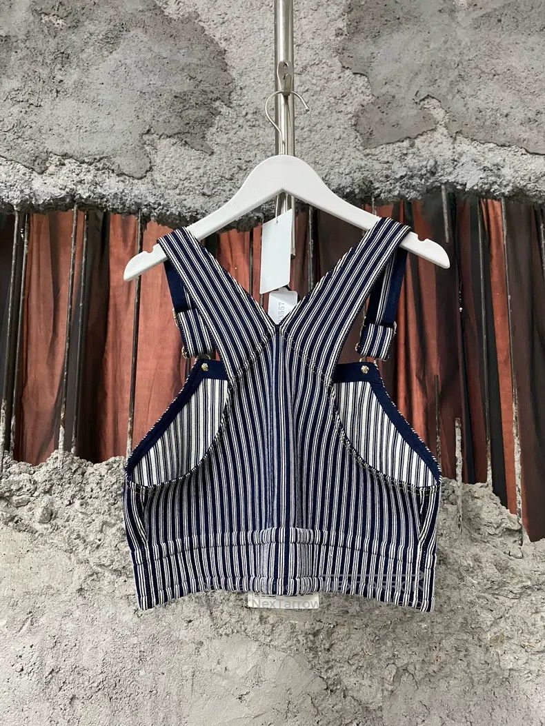 Chanel Chanel Striped denim vest Size XS / US 0-2 / IT 36-38 - 2 Thumbnail
