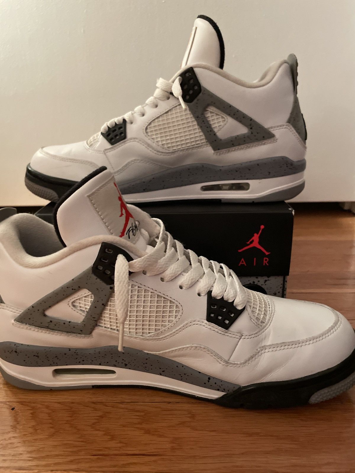 Jordan Brand Jordan 4 ‘ White Cement ‘ 2012 Size US 10.5 / EU 43-44 - 2 Thumbnail