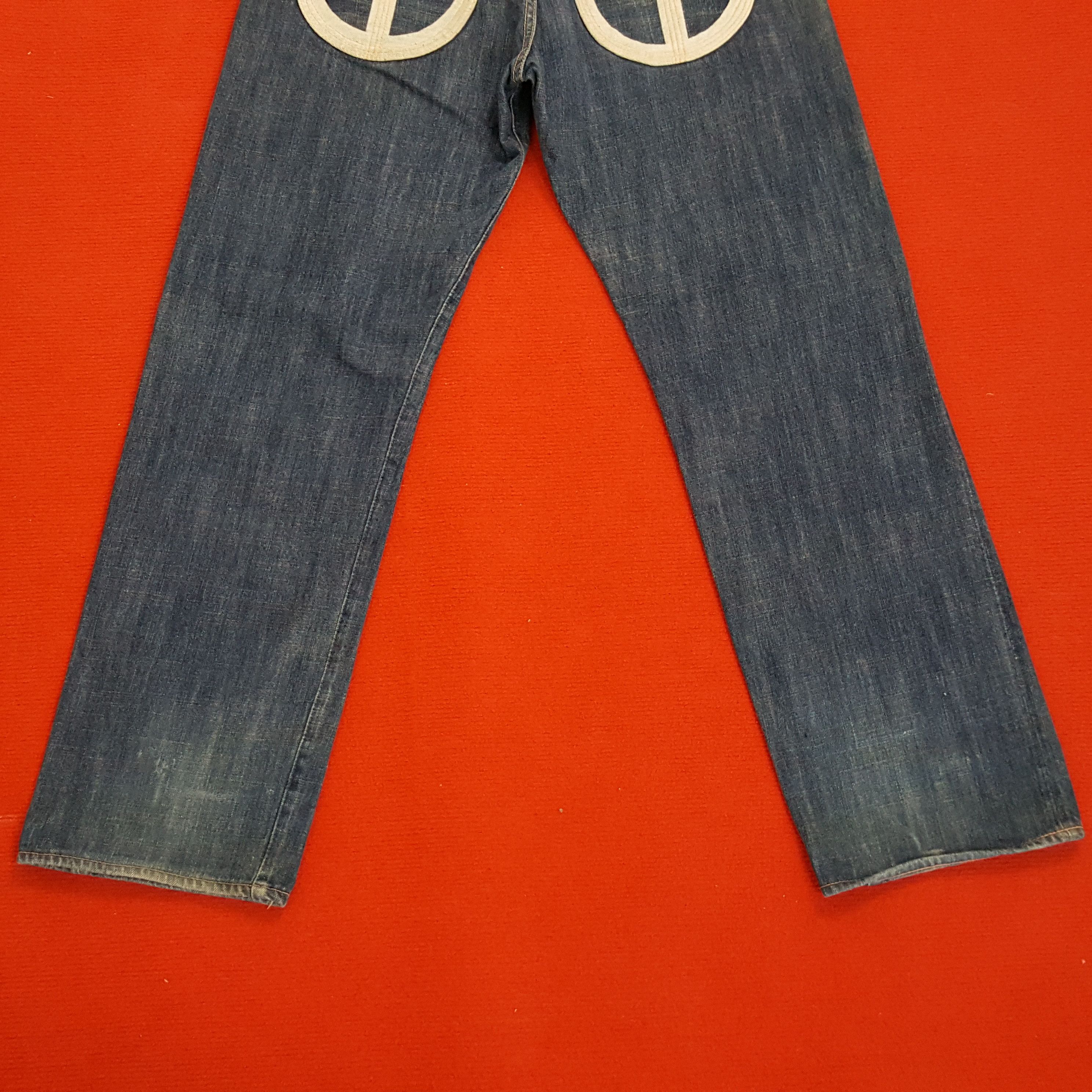 Japanese Brand × Vintage Evisu Yamane Japanese Brand Custom Daicock Style Jeans Size US 31 - 6 Thumbnail