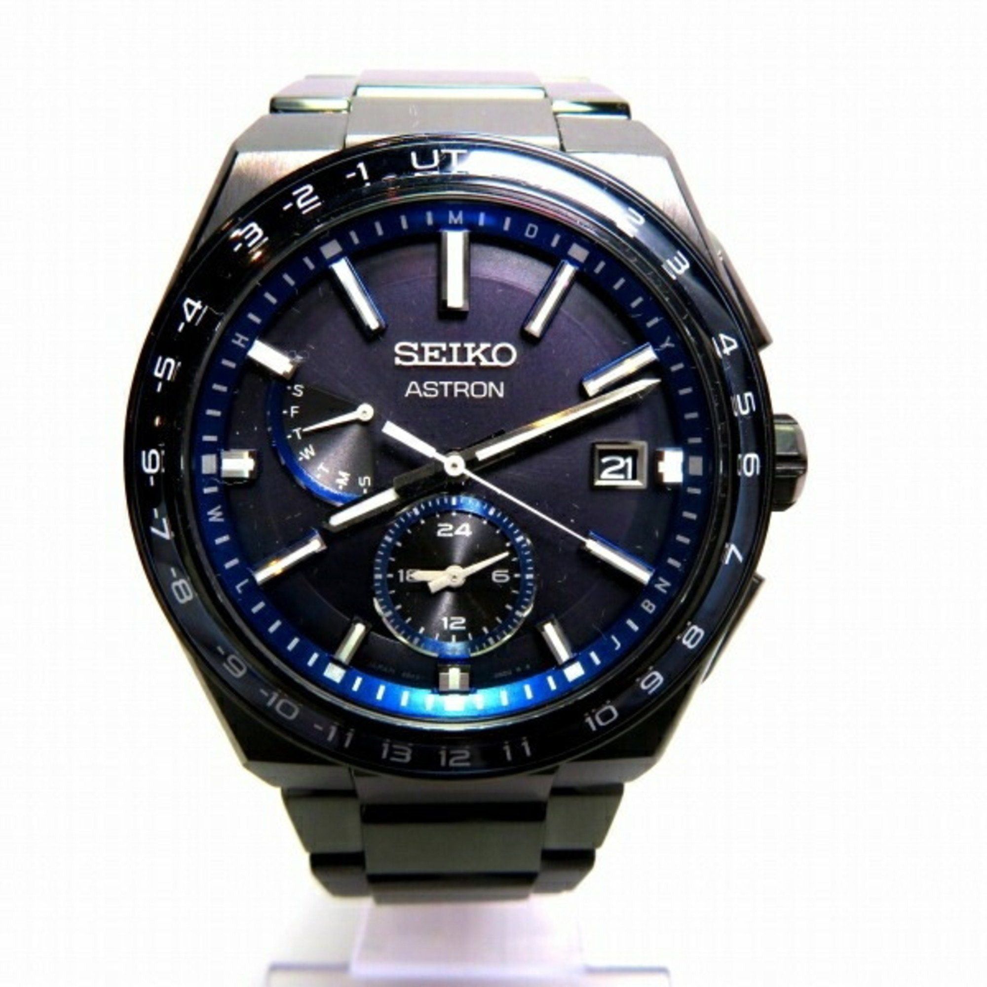 image of Seiko Astron Sbxy041 Radio Solar Watch Men's in Tan
