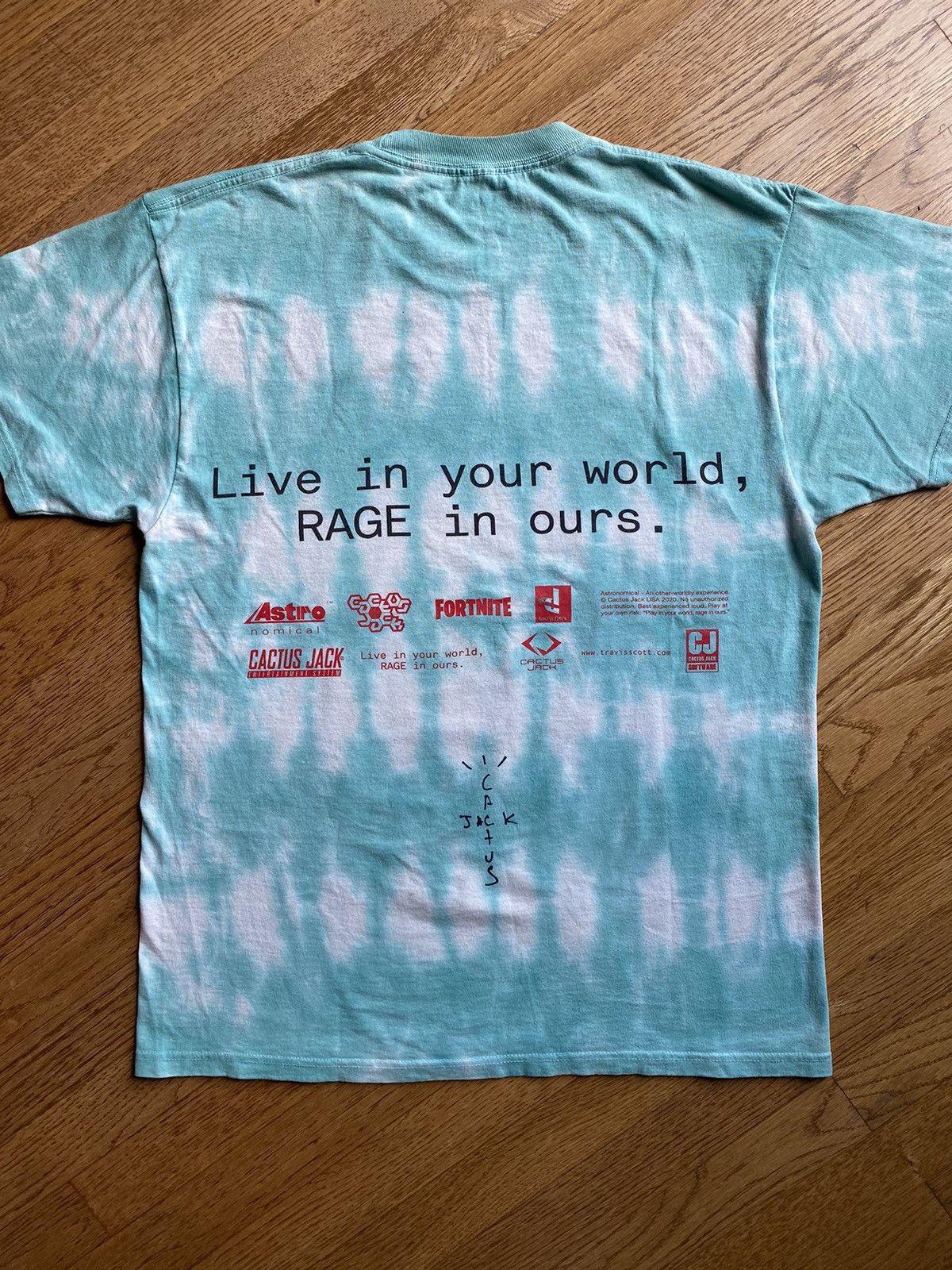 Playstation × Travis Scott Travis Cactus Jack Fortnite Tie Dye Tee Sz M Size US M / EU 48-50 / 2 - 6 Thumbnail