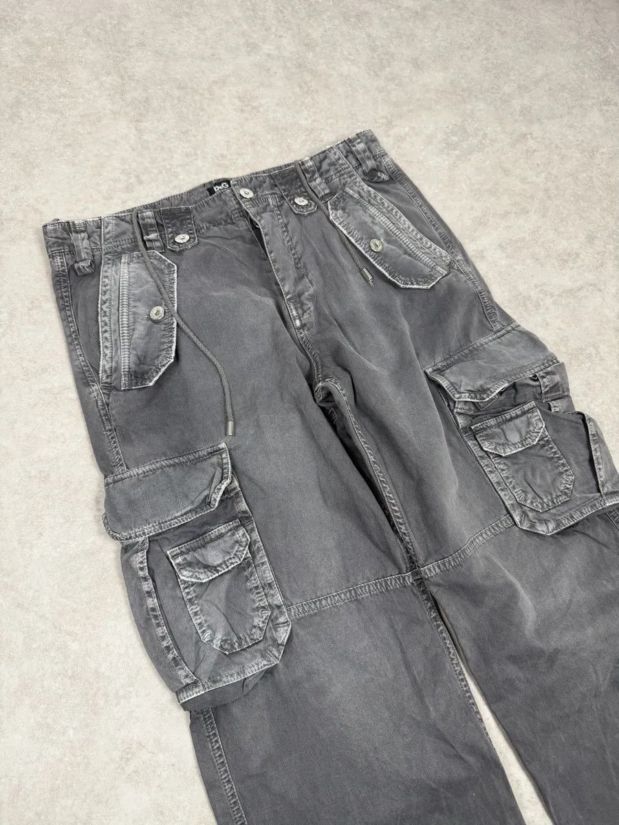 Dolce & Gabbana FW2006 Dolce & Gabbana Multi Pockets Grey Cargo Pants Size US 32 / EU 48 - 9 Thumbnail