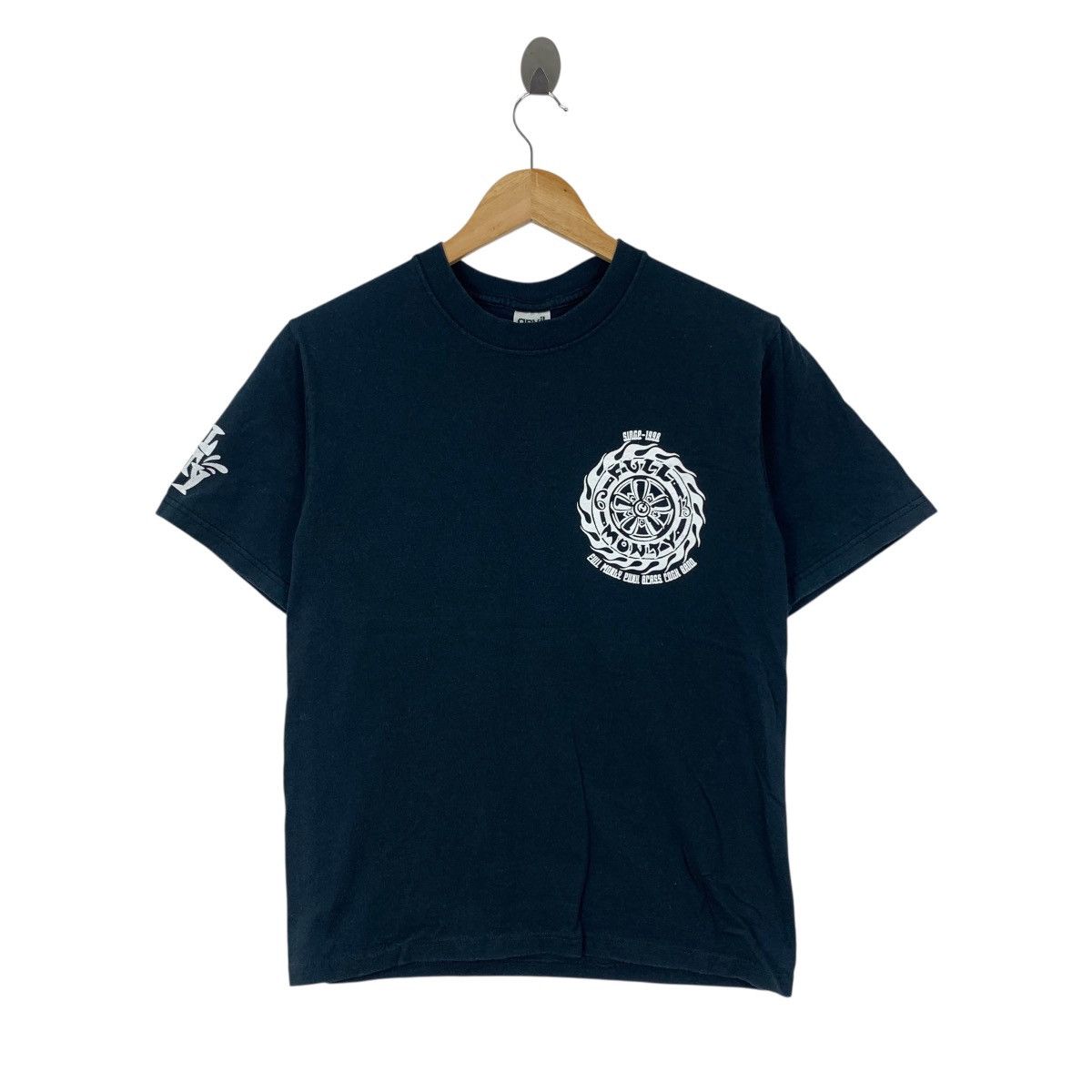 Japanese Brand FULL MONTY Life Is Wonderful Punk Brass Japanese Band Shirt Size US S / EU 44-46 / 1 - 3 Thumbnail