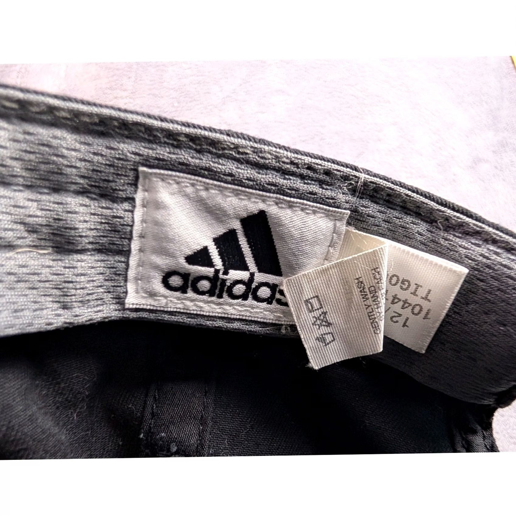 Adidas Adidas Climalite Baseball Cap Black Cotton Adjustable OSFA Men Dark Silver Logo Cap Size ONE SIZE - 5 Thumbnail