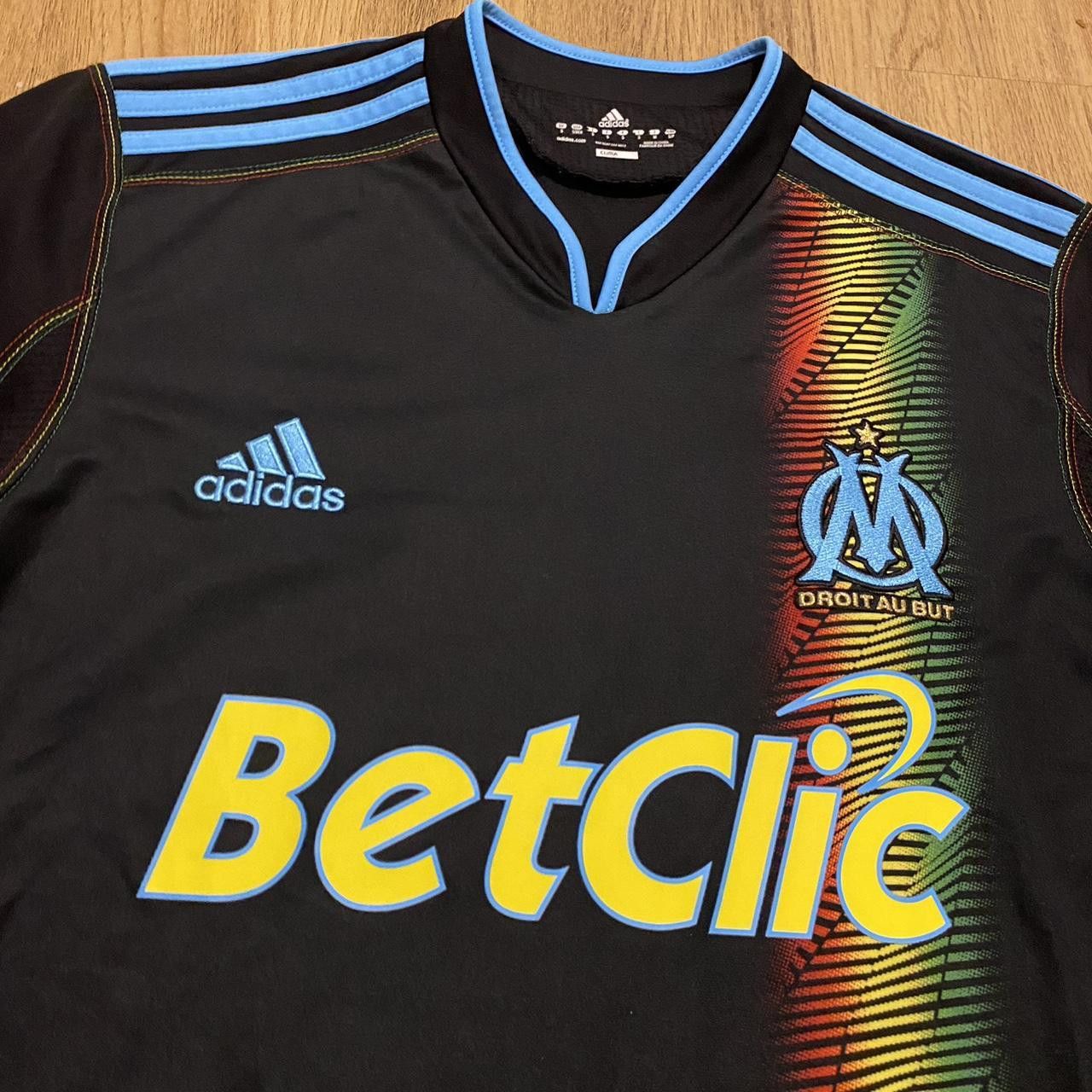 Adidas 2010-11 Olympic Marsylia Adidas Betclic Football Size US S / EU 44-46 / 1 - 3 Thumbnail