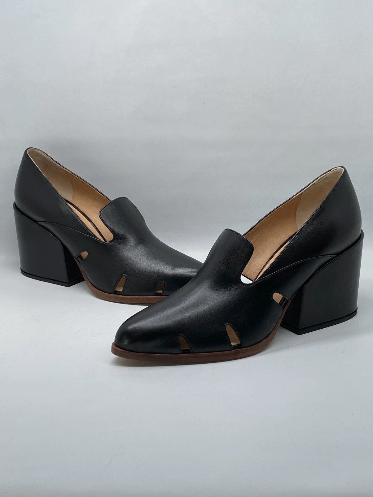 Gabriela Hearst Gabriela Hearst Eliza 80MM Leather Loafers size 39 Size US 9 / IT 39 - 6 Thumbnail