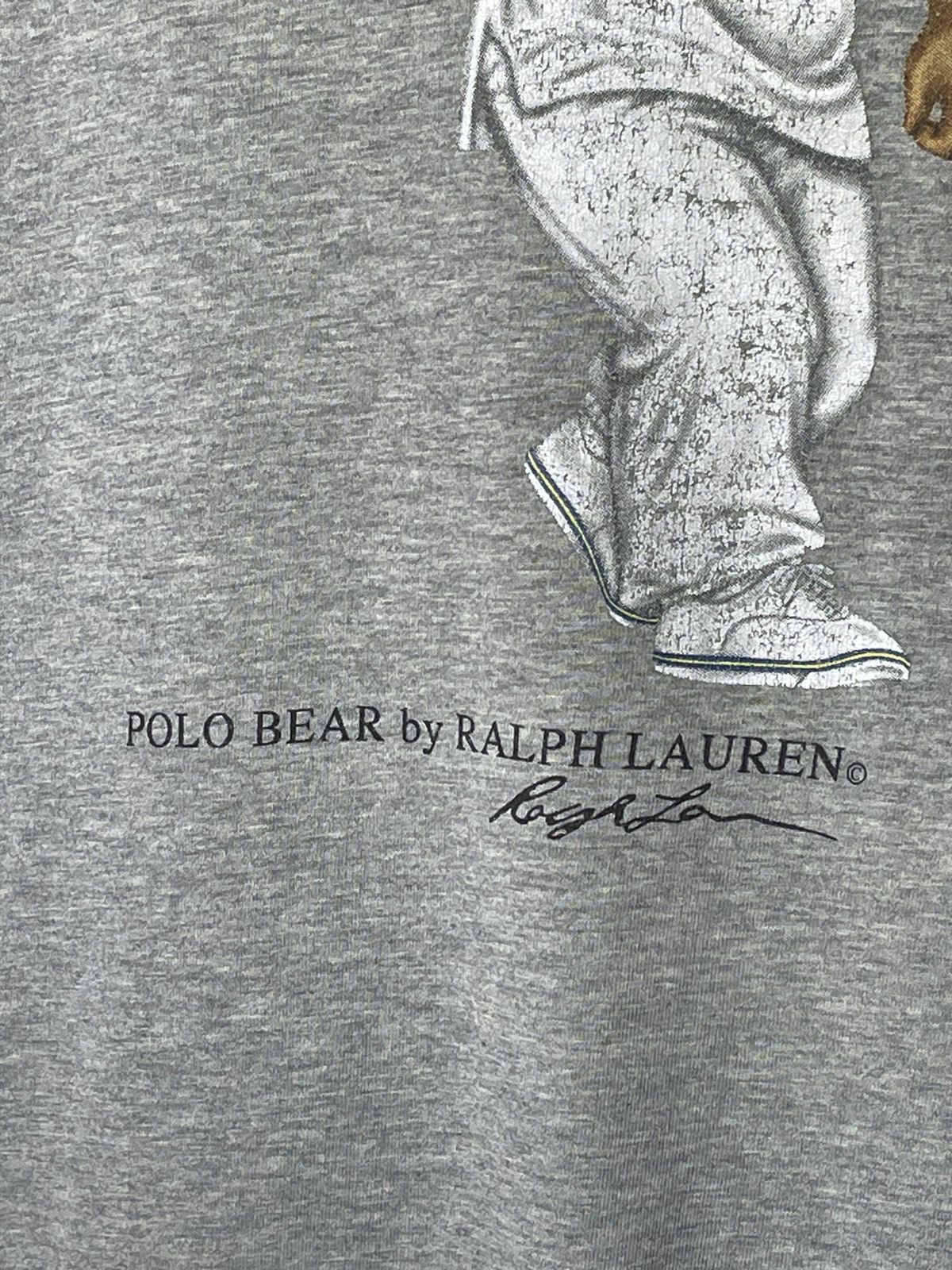 Polo Ralph Lauren × RRL Ralph Lauren × Vintage T-Shirt Polo Bear Tennis OG Vintage Size US XXL / EU 58 / 5 - 8 Thumbnail