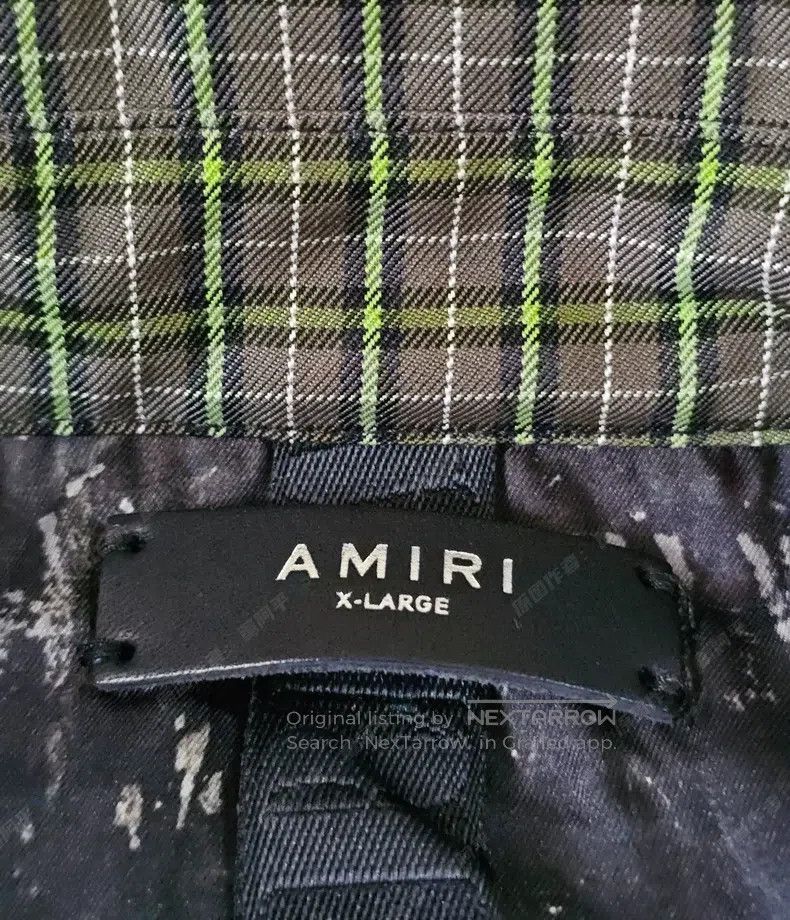 Amiri Amiri Plaid Long Sleeve Cotton Shirt Jacket Size US XL / EU 56 / 4 - 6 Thumbnail