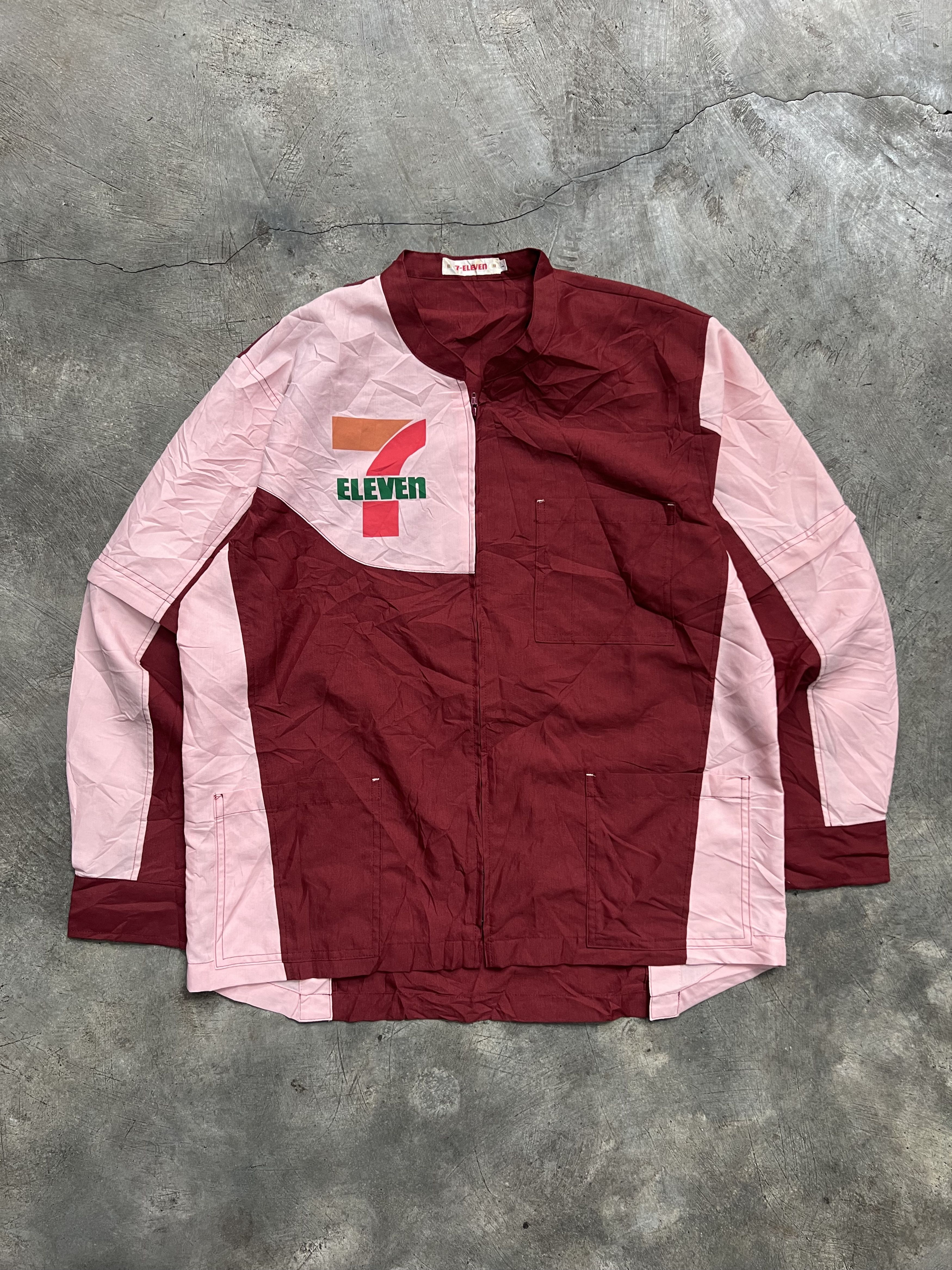 Japanese Brand vintage 7-eleven workshirt Size US XL / EU 56 / 4 - 1 Thumbnail
