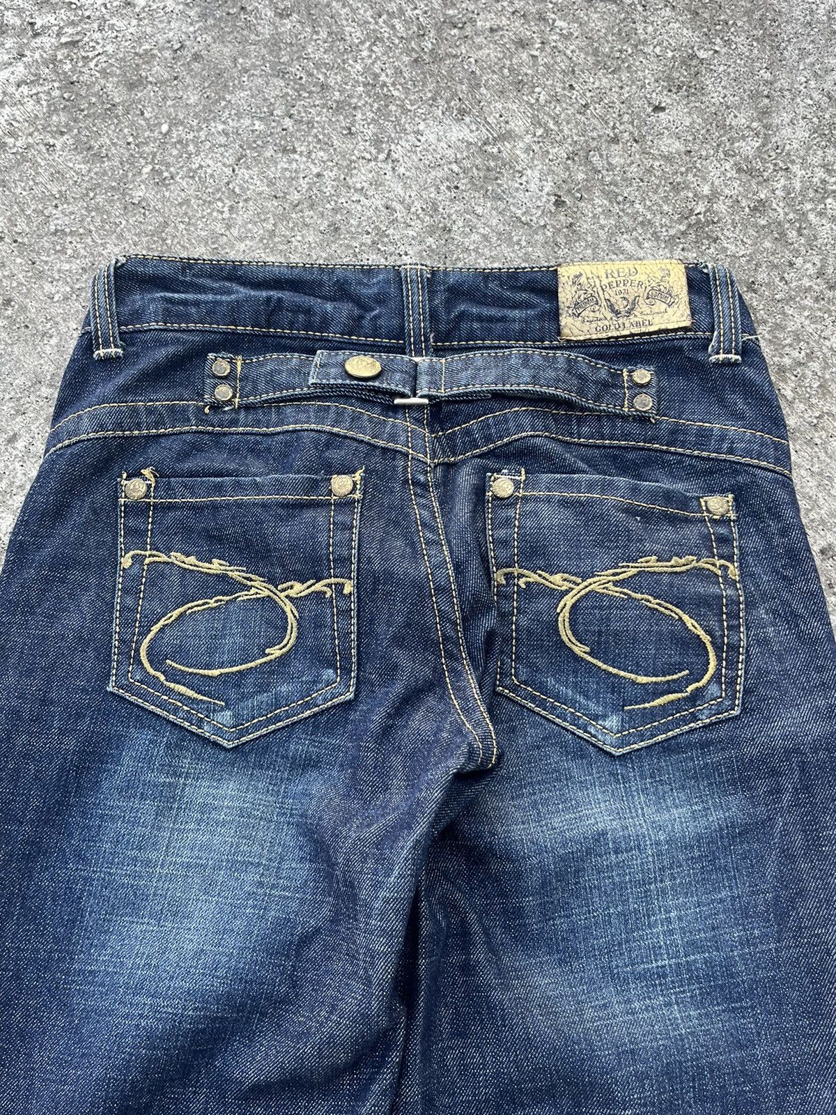 If Six Was Nine × Japanese Brand Red Pepper Gold Label Jeans Bootcut Size 28" / US 6 / IT 42 - 6 Thumbnail