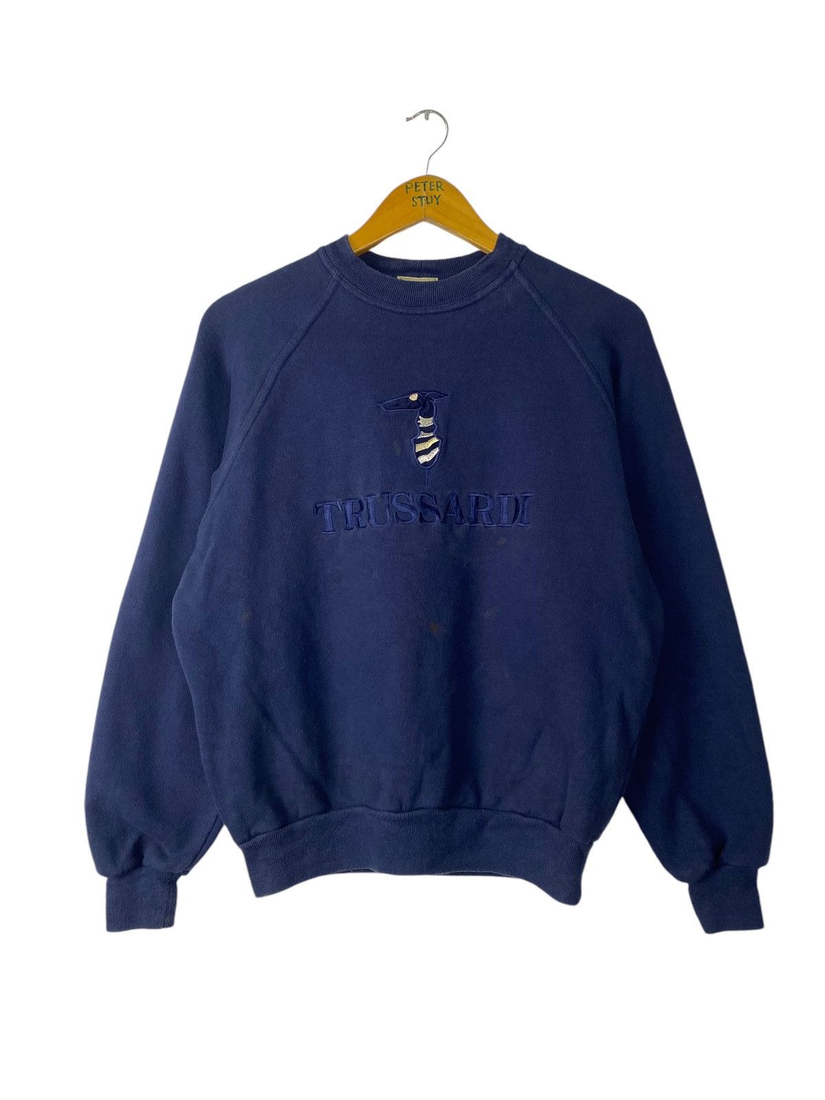 Trussardi × Vintage Vintage Trussardi embroidery logo Size US S / EU 44-46 / 1 - 1 Thumbnail