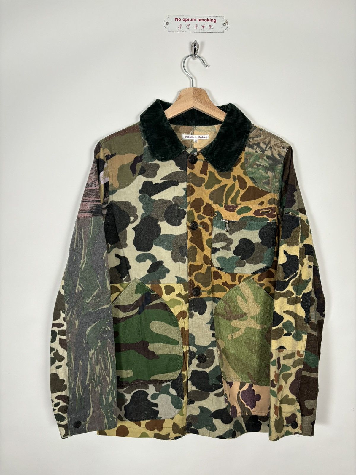 Needles 🚭REPAIR GRAIL🚭NEEDLES MULTI CAMO JACKET | Grailed