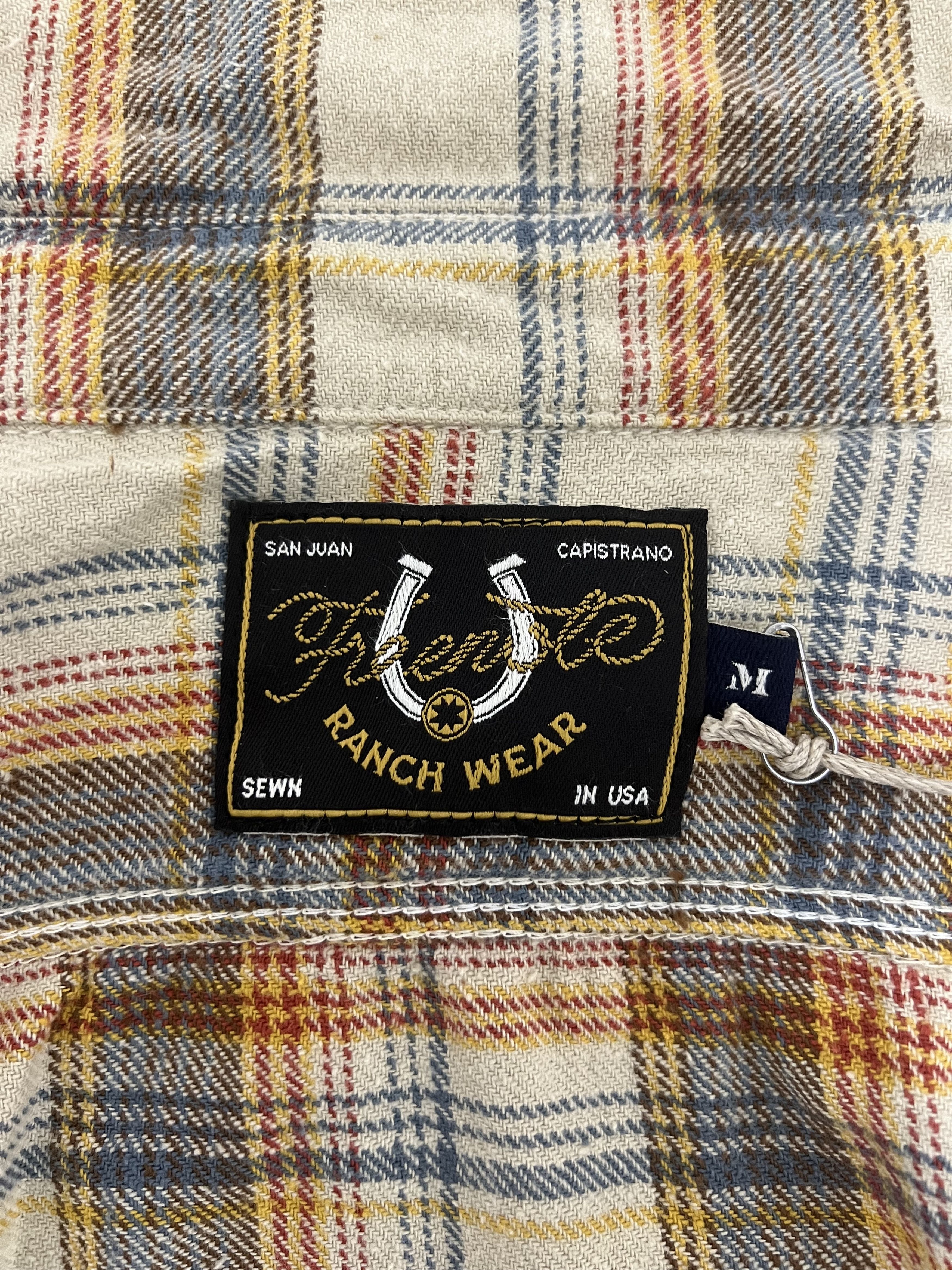 Freenote Cloth 💚 Freenote Cloth Lancaster Cream Shadow Plaid Medium NEW Size US M / EU 48-50 / 2 - 10 Thumbnail