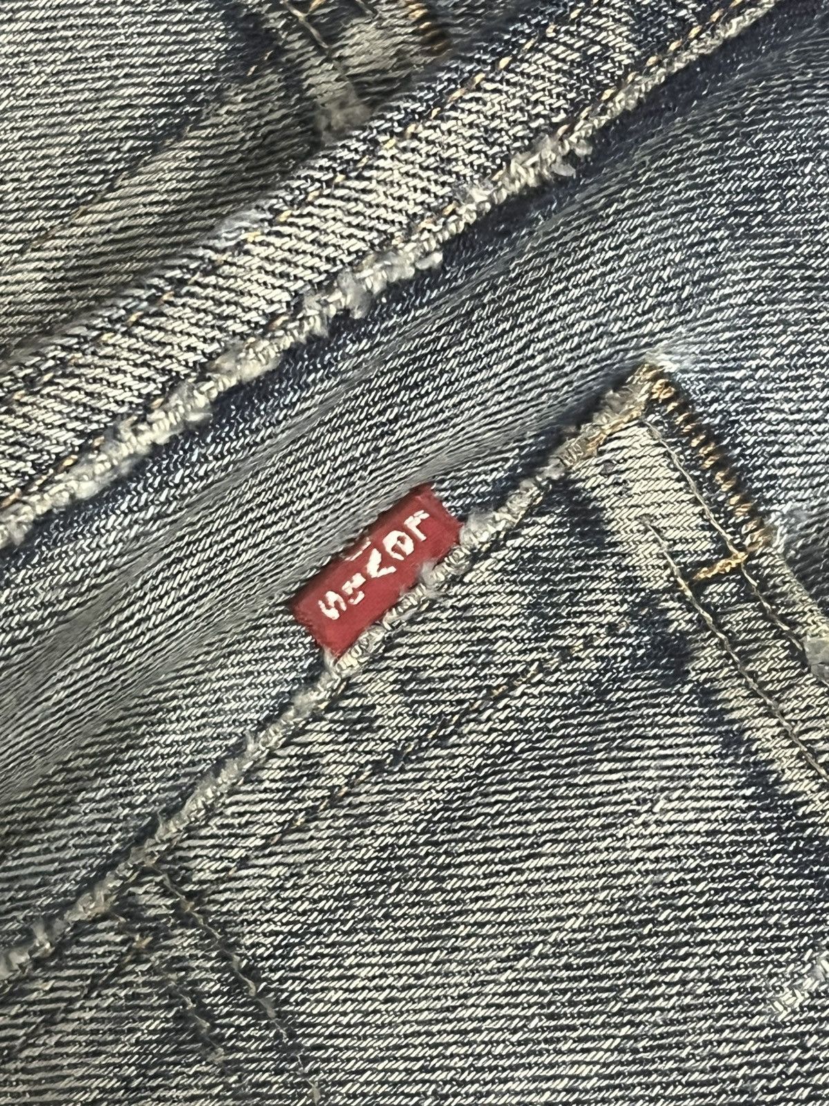 Levi's Vintage Levi’s 501 Blue Faded Washed Distress Straight Jeans Size US 31 - 11 Thumbnail