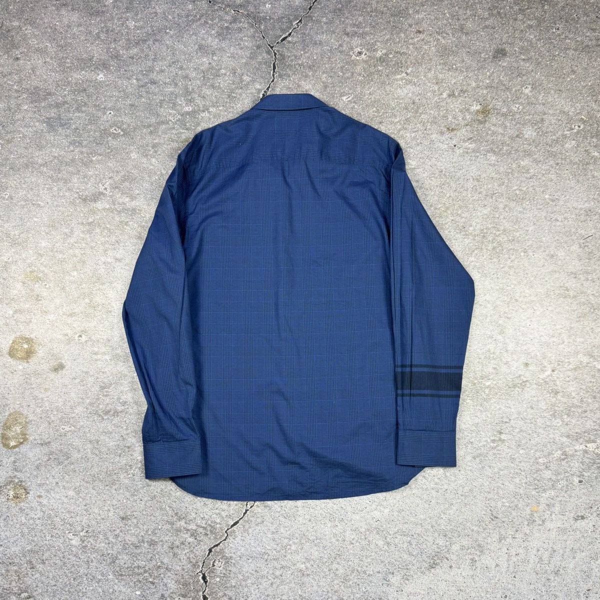 Calvin Klein Calvin Klein Men's Navy Plaid Shirt Size M Size US M / EU 48-50 / 2 - 2 Thumbnail