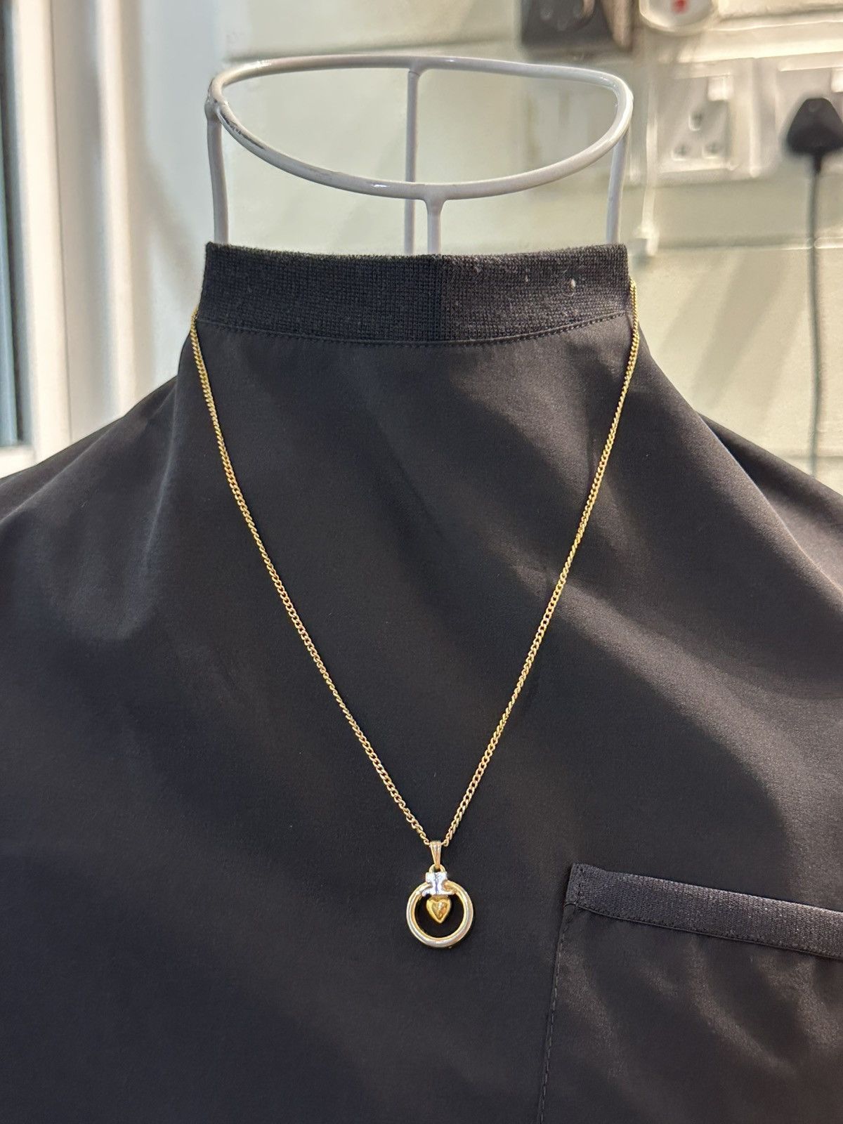 Courreges 1990 - Courreges France Iconic Gold Necklace Size ONE SIZE - 6 Thumbnail