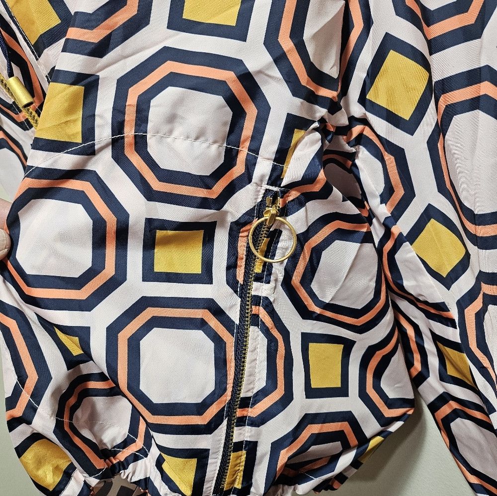 Tory Burch Tory Burch Digby Geometric Packable Lightweight Jacket 0 xs Size S / US 4 / IT 40 - 7 Thumbnail