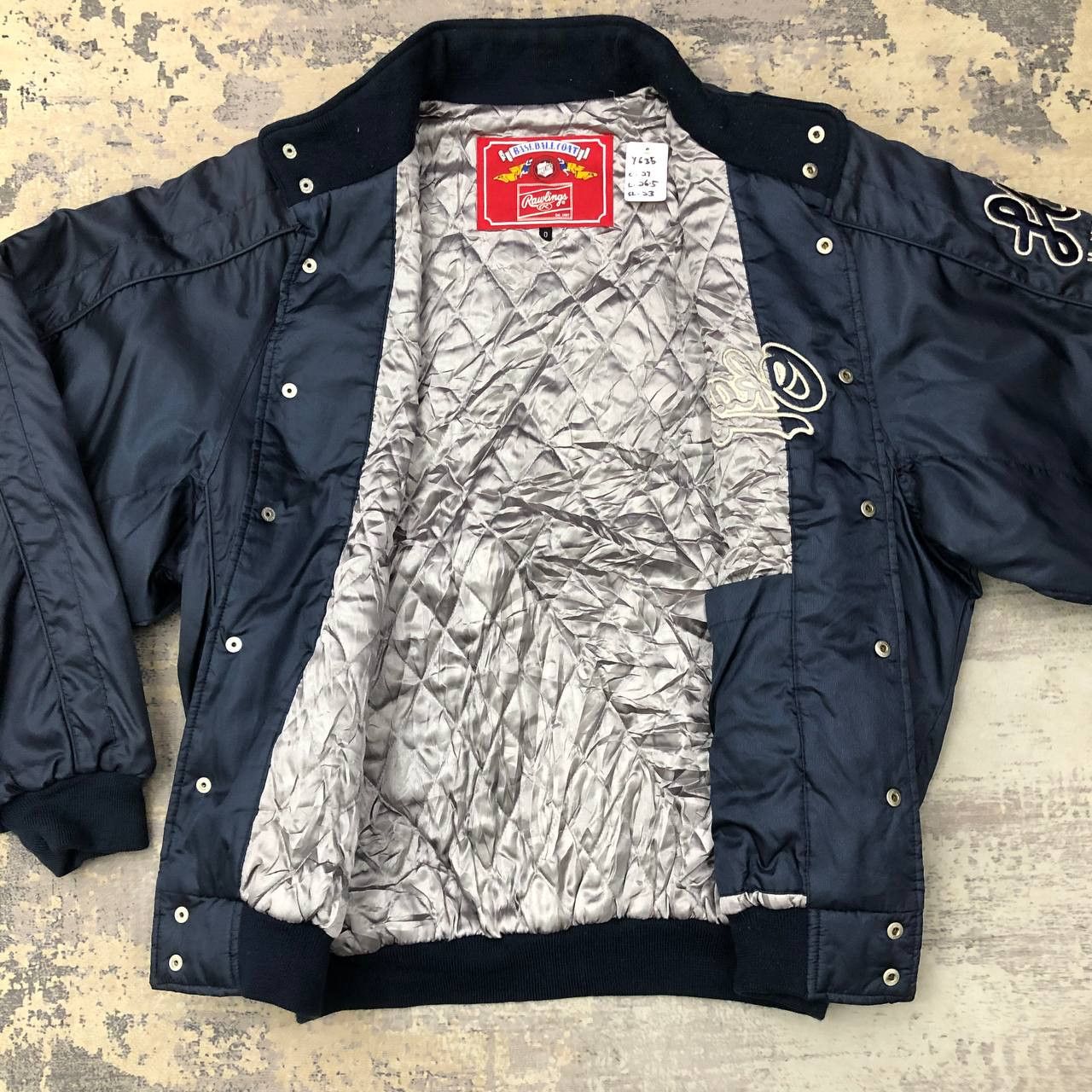 Japanese Brand Y635 BASEBALL OKAZAKI RAWLINGS BOMBERS Size US XL / EU 56 / 4 - 4 Thumbnail