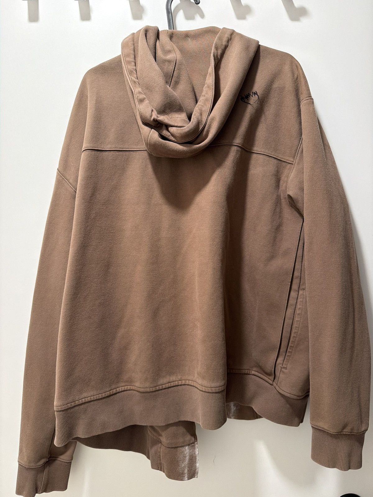 Ader Error ADER ERROR Logo-Embroidered Distressed Cotton-Blend Hoodie Size US M / EU 48-50 / 2 - 1 Thumbnail