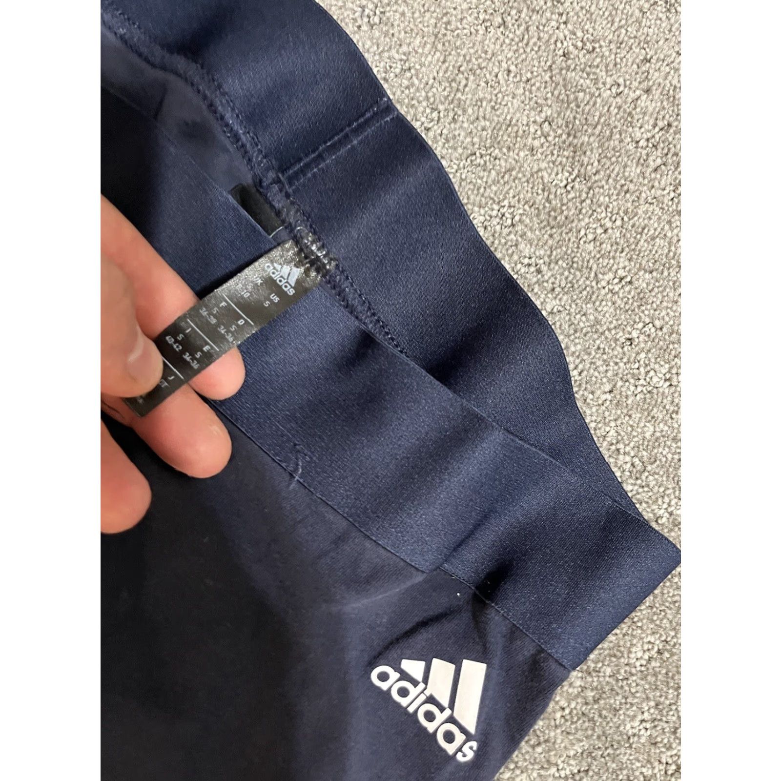 Adidas Adidas Leggings Women Small Navy Blue Activewear 32in Inseam S87551 Compression Pants USA Size S Womens Size 28" / US 6 / IT 42 - 5 Thumbnail