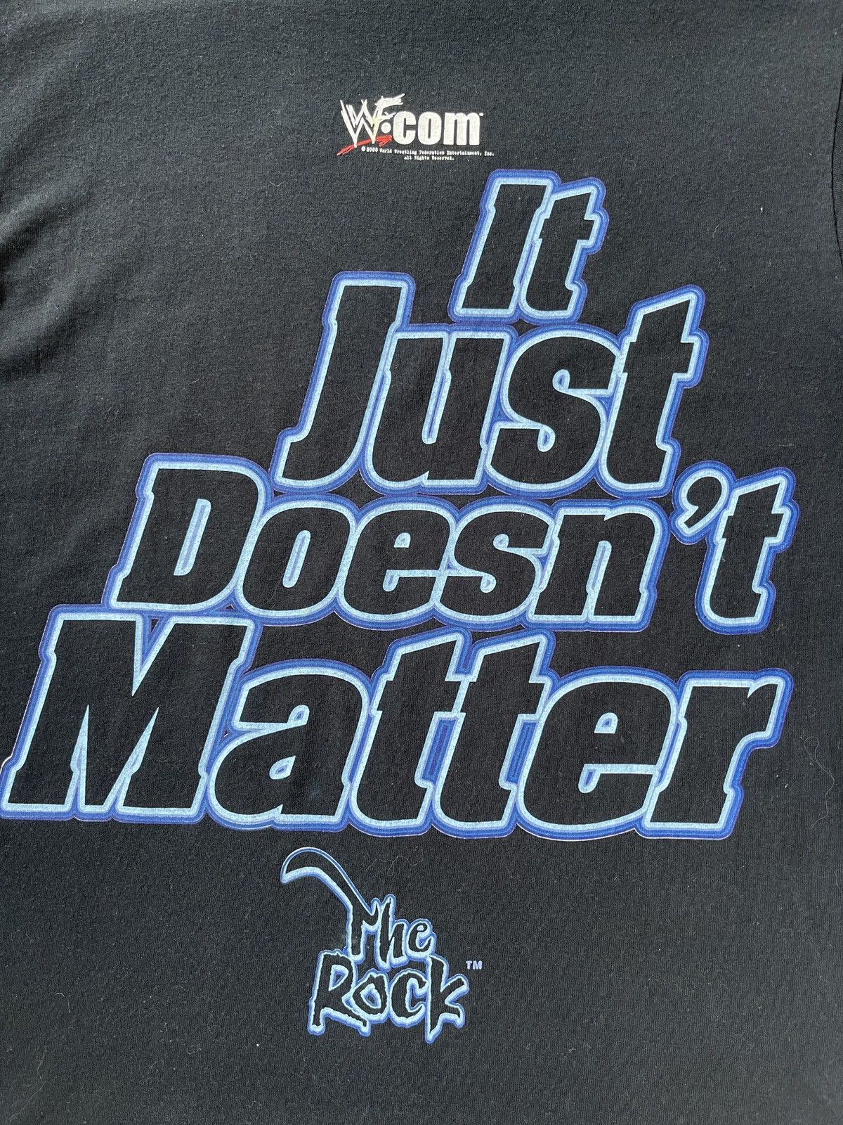 Vintage Rare🔥Vtg 2000 WWF The Rock ‘It Just Doesn’t Matter Tee Size US M / EU 48-50 / 2 - 11 Thumbnail