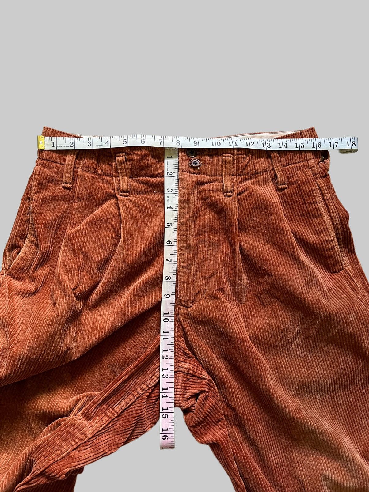 Nigel Cabourn Archival AW2005 Nigel Cabourn Rust Brown Corduroy Pants Size US 32 / EU 48 - 5 Thumbnail