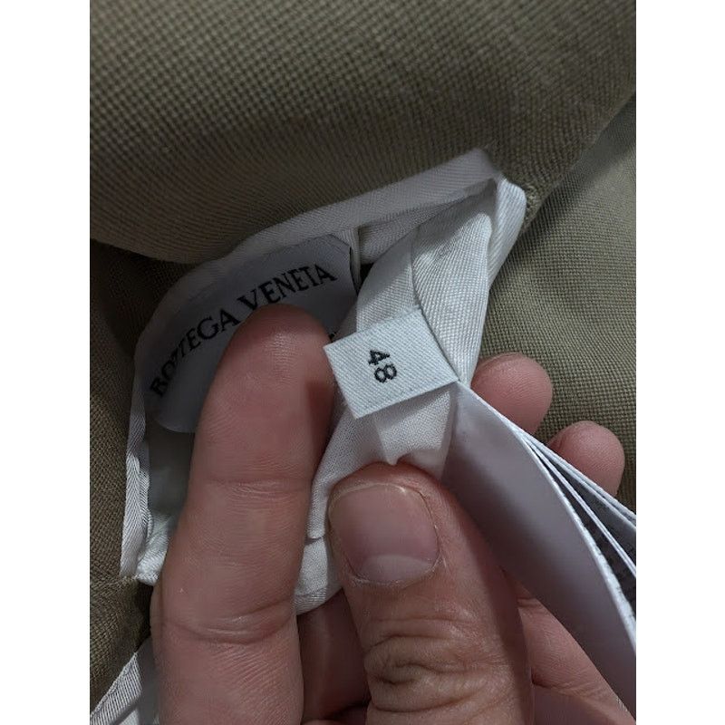 Bottega Veneta o1rshd1 Grain De Poudre Stretcs Jacket in Travertine Size US M / EU 48-50 / 2 - 18 Thumbnail